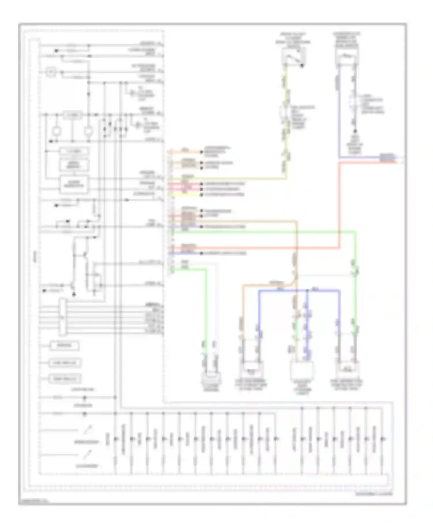 Wiring diagram memory power for Hyundai Equus II facelift (2013-2016) (6 of 28)