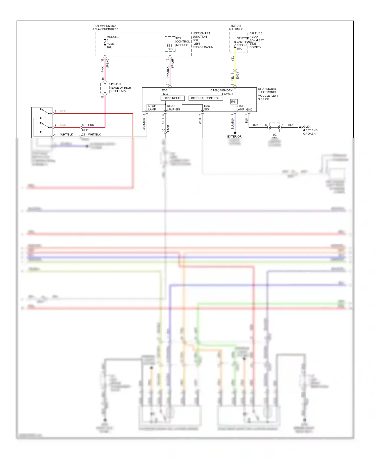 Hyundai Equus II facelift (2013-2016) module wiring diagram  (3 of 7)