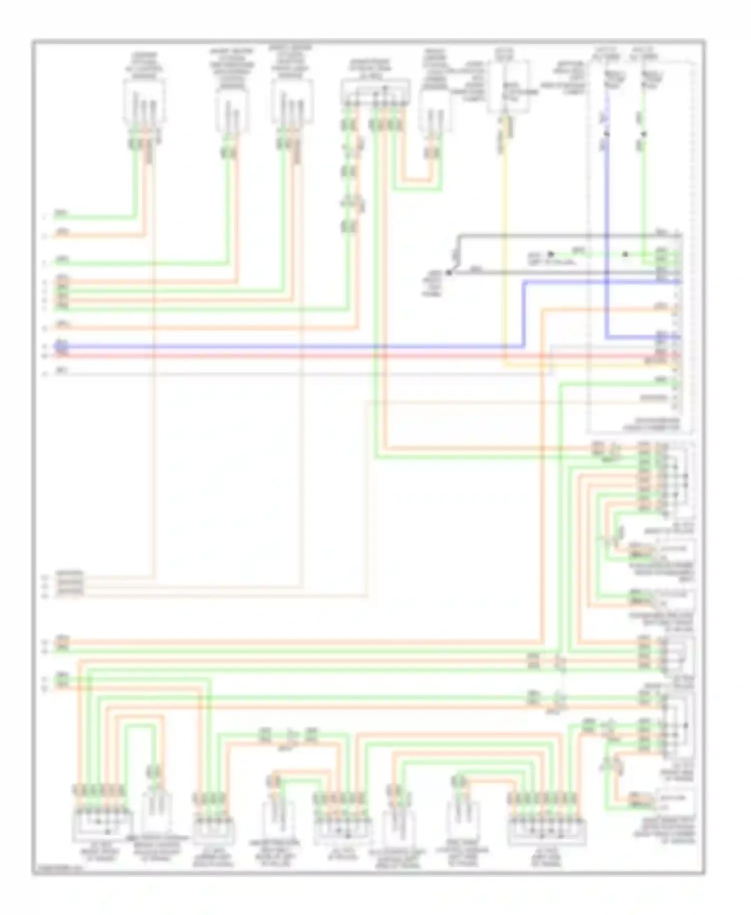 Wiring diagram multipurpose check connector for Hyundai Equus II facelift (2013-2016) (1 of 4)