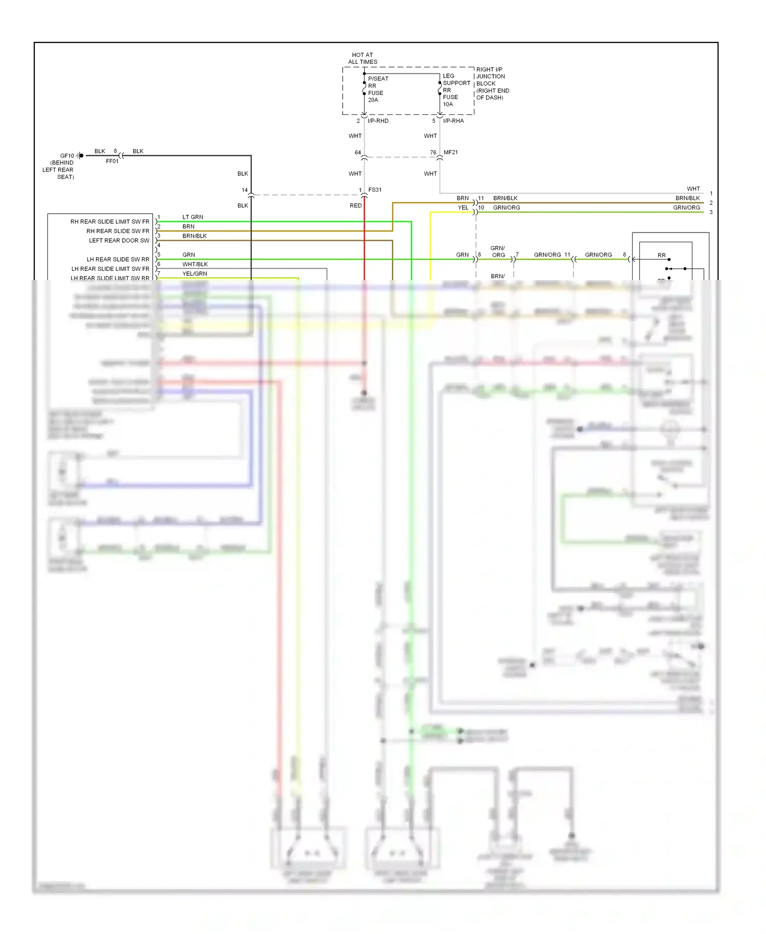 Wiring diagram nca for Hyundai Equus II facelift (2013-2016) (70 of 86)
