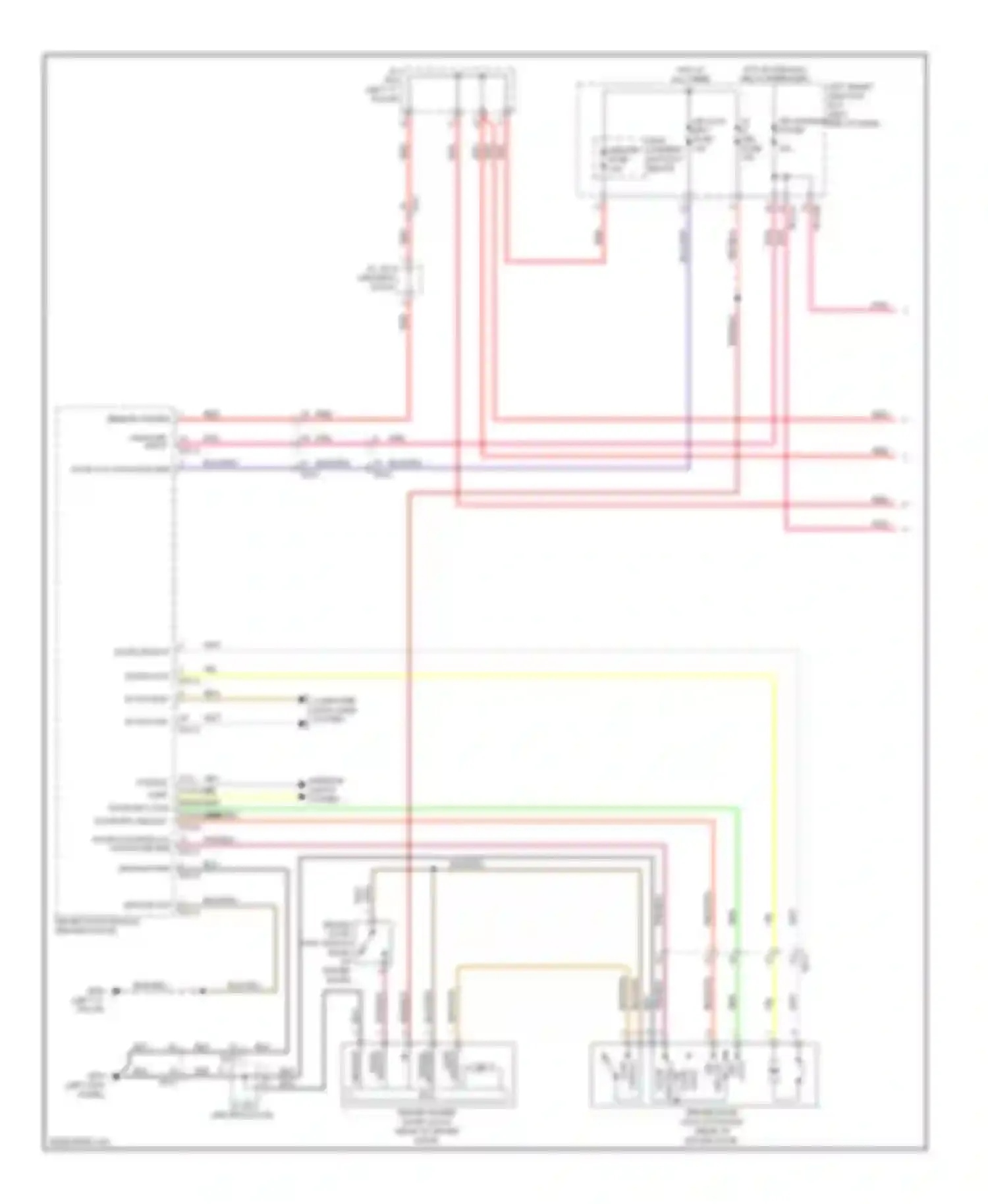 Wiring diagram on/start input pnk for Hyundai Equus II facelift (2013-2016) (1 of 2)