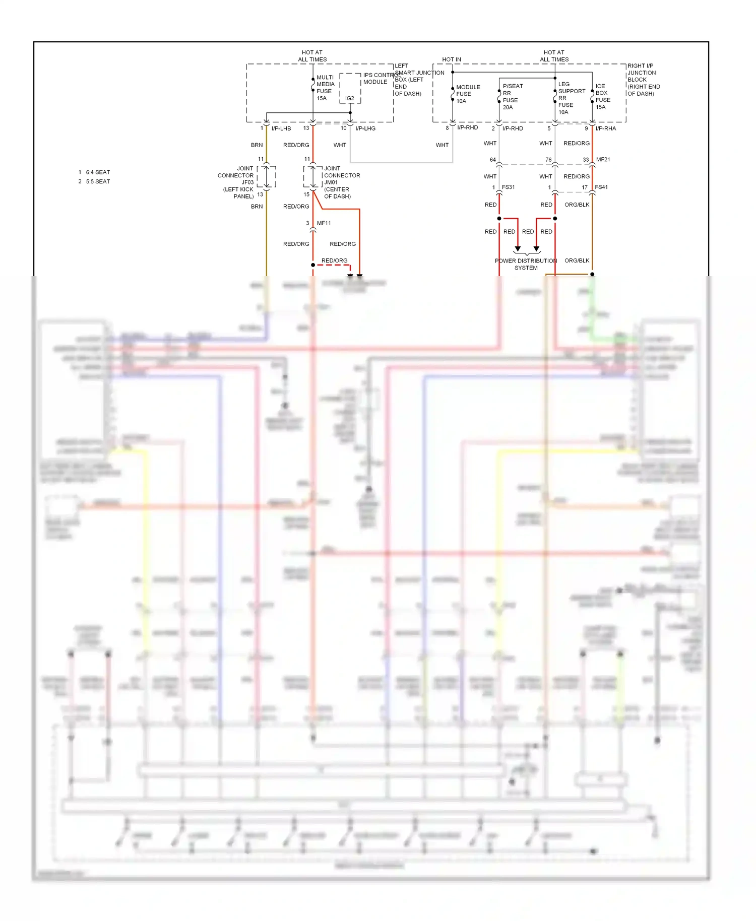 Wiring diagram org/blk for Hyundai Equus II facelift (2013-2016) (35 of 48)