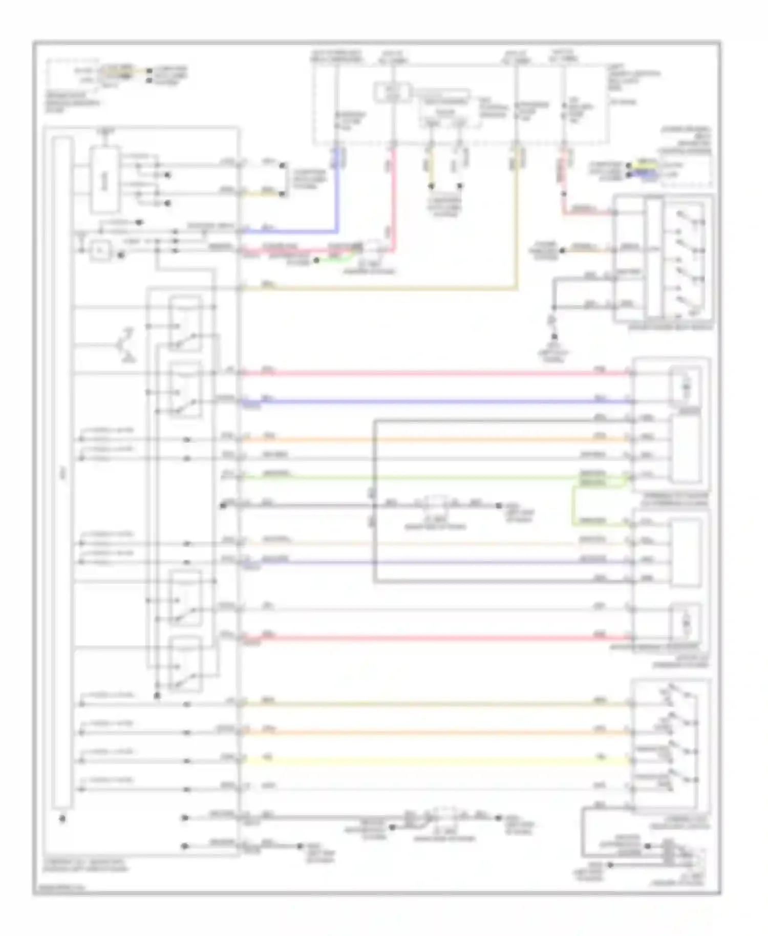 Wiring diagram o/s hdl drv for Hyundai Equus II facelift (2013-2016) (1 of 1)