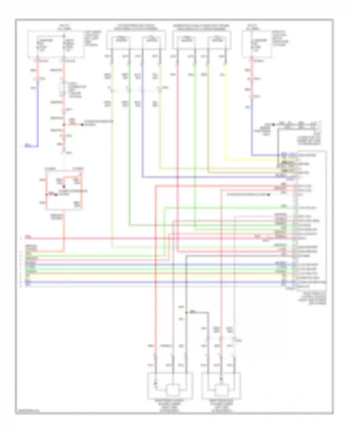 Wiring diagram power distribution system for Hyundai Equus II facelift (2013-2016) (12 of 24)