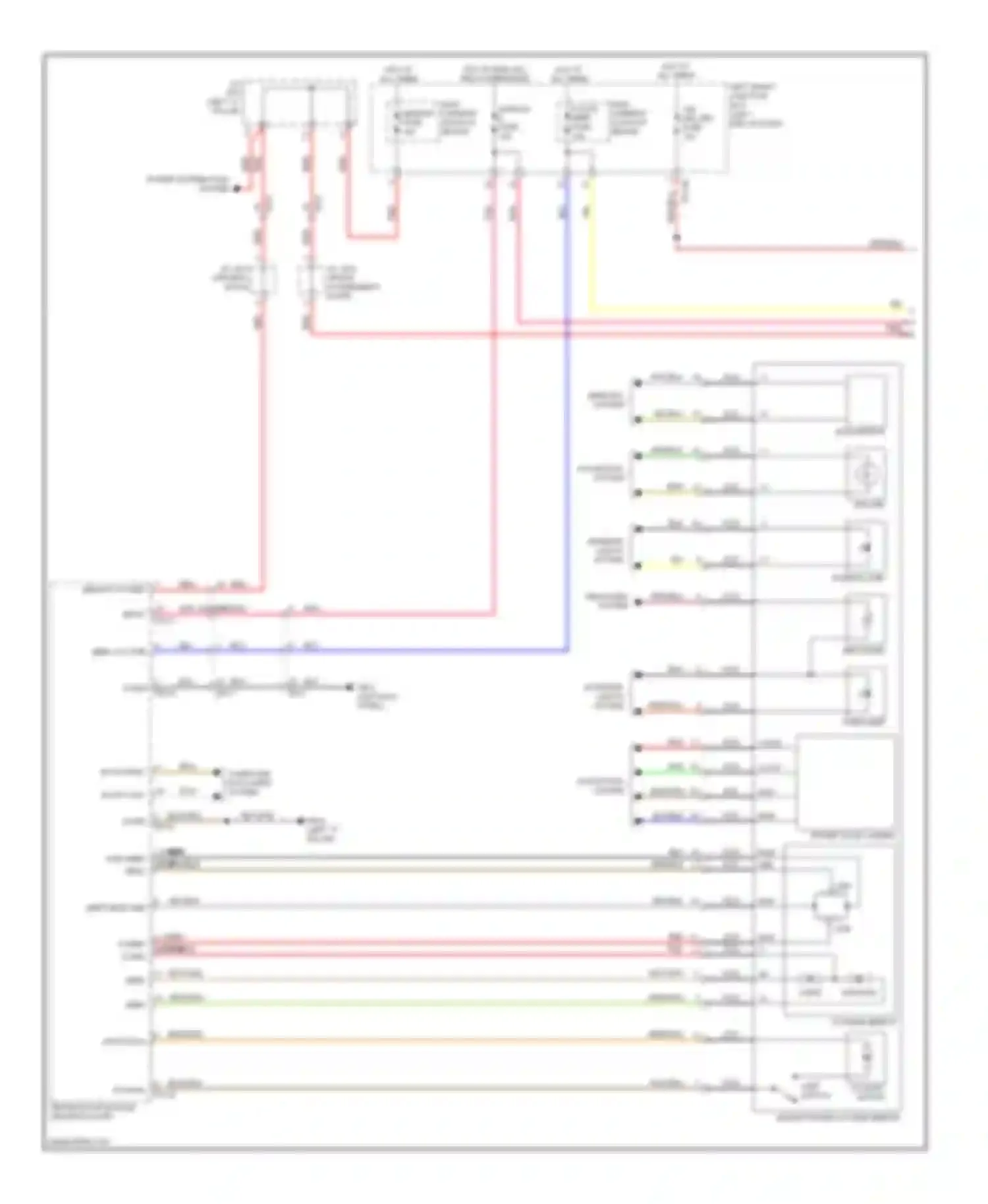 Wiring diagram power distribution system for Hyundai Equus II facelift (2013-2016) (9 of 24)