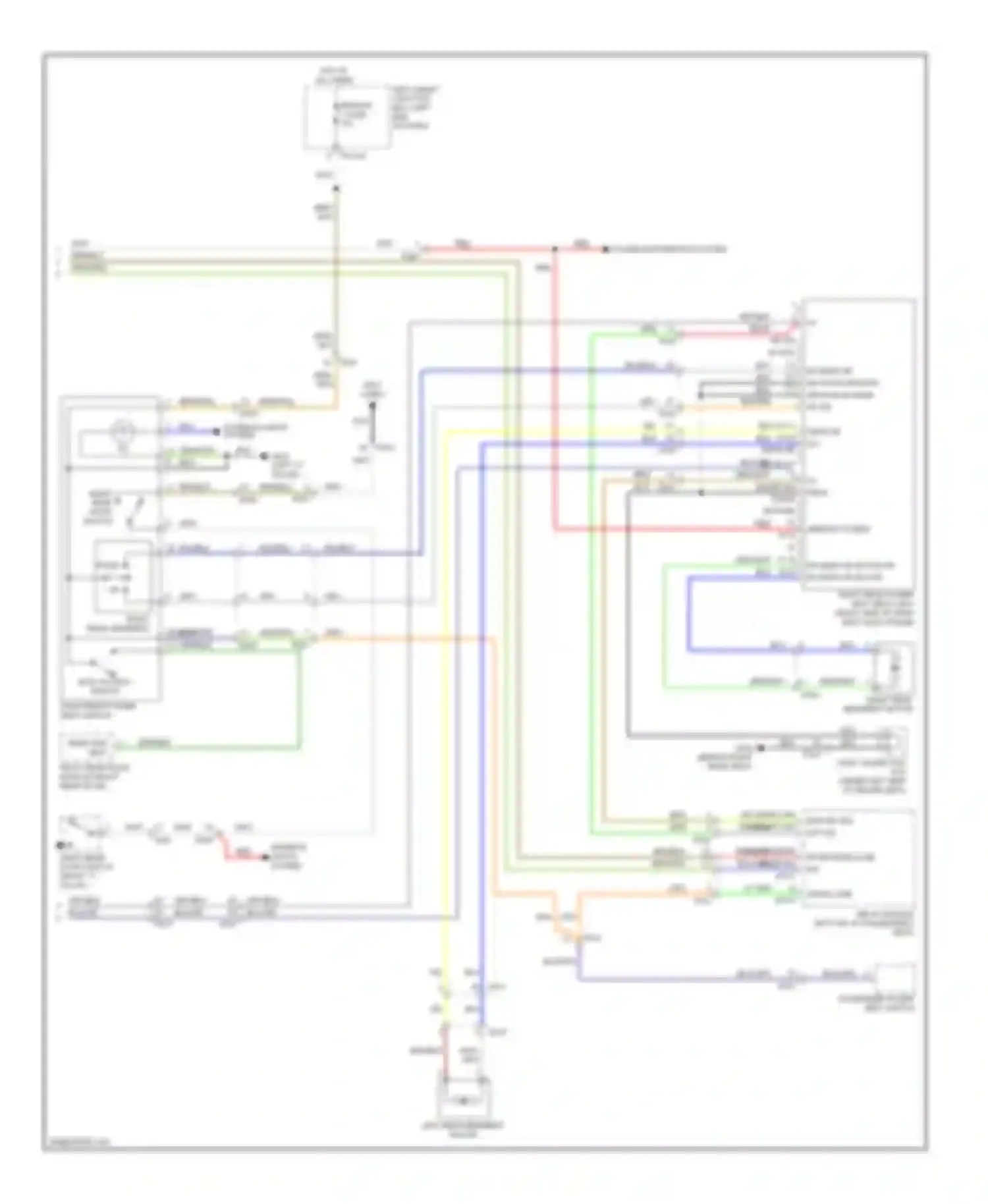 Wiring diagram power distribution system for Hyundai Equus II facelift (2013-2016) (20 of 24)