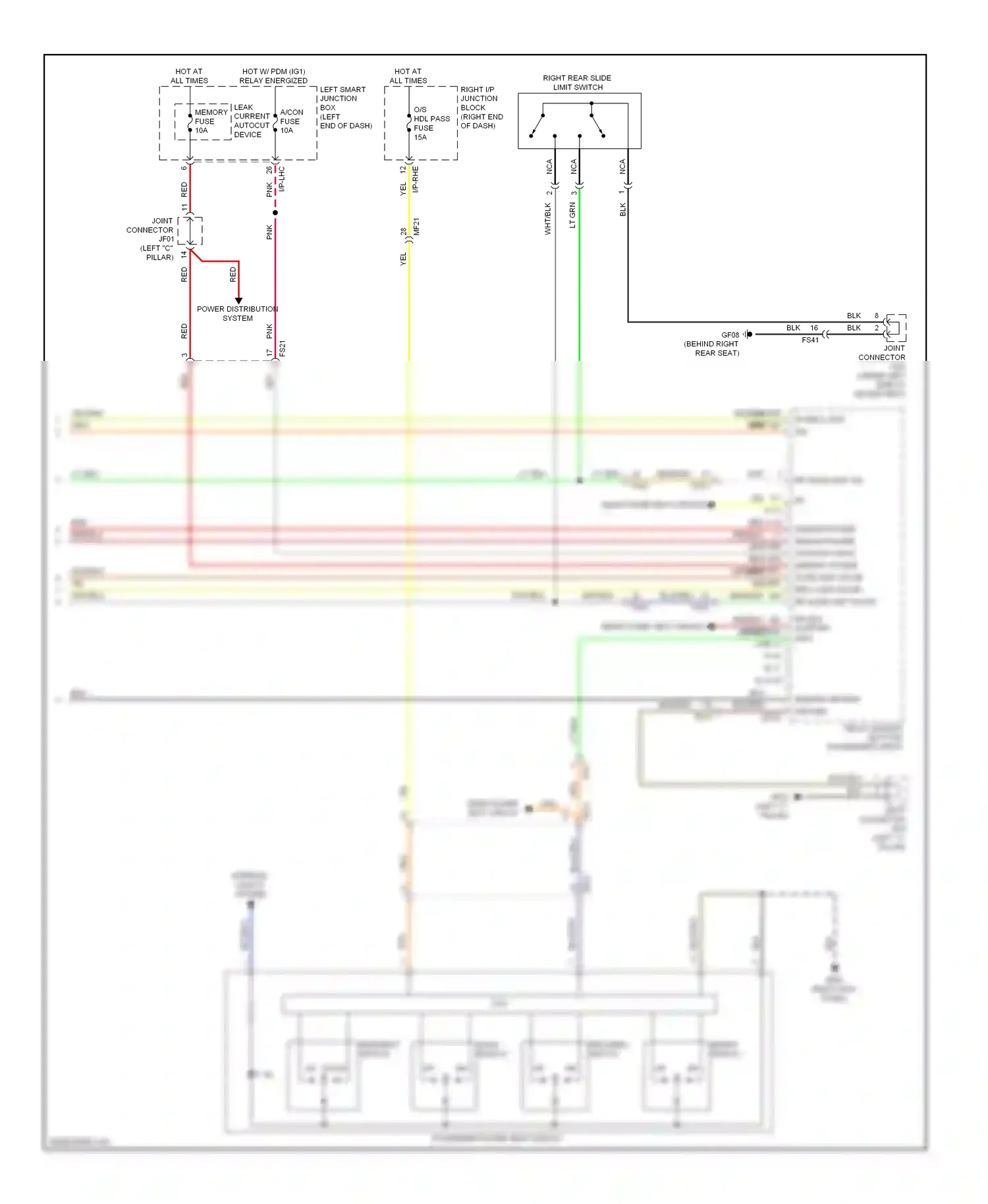 Wiring diagram red for Hyundai Equus II facelift (2013-2016) (119 of 126)