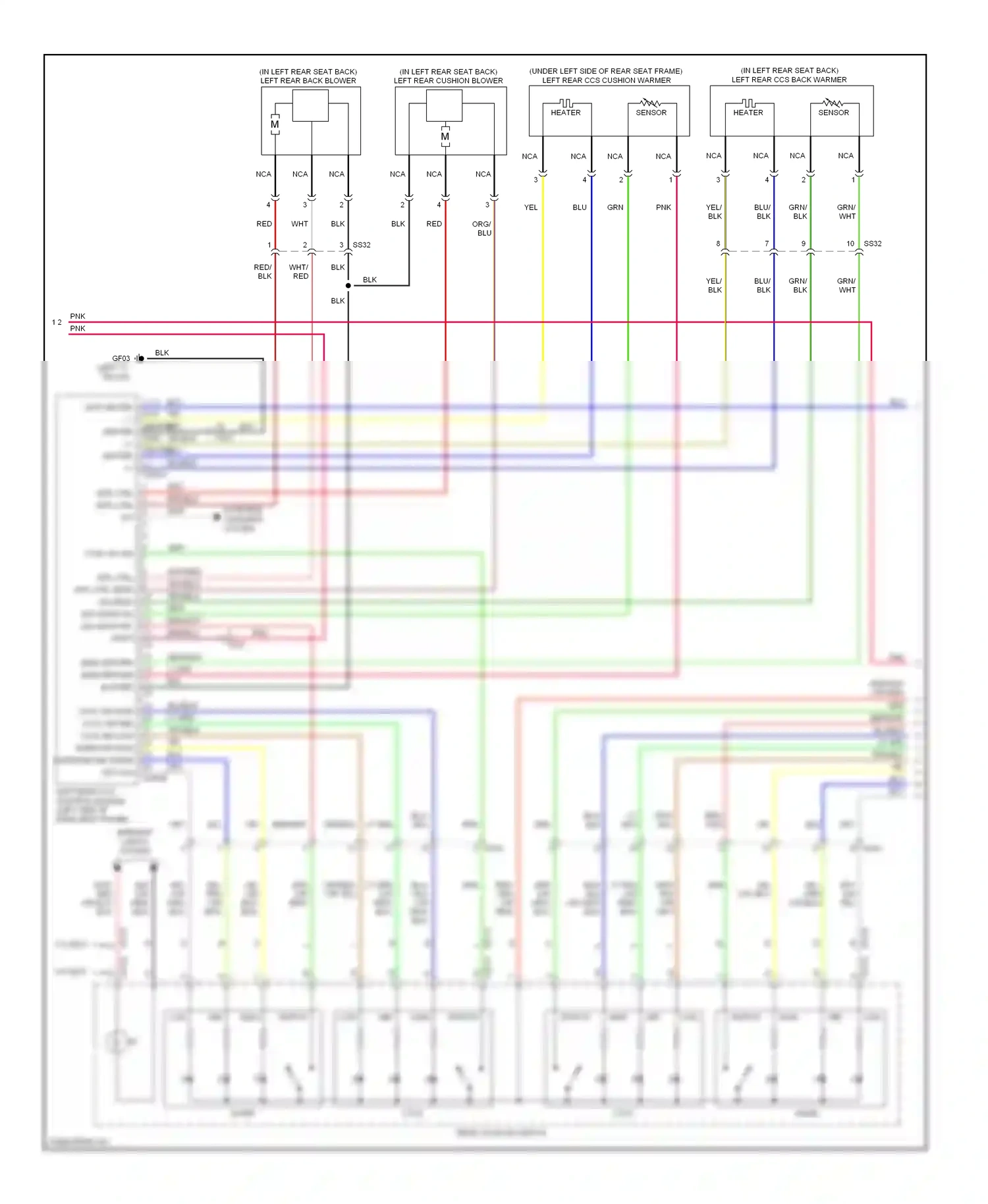 Wiring diagram red for Hyundai Equus II facelift (2013-2016) (83 of 126)
