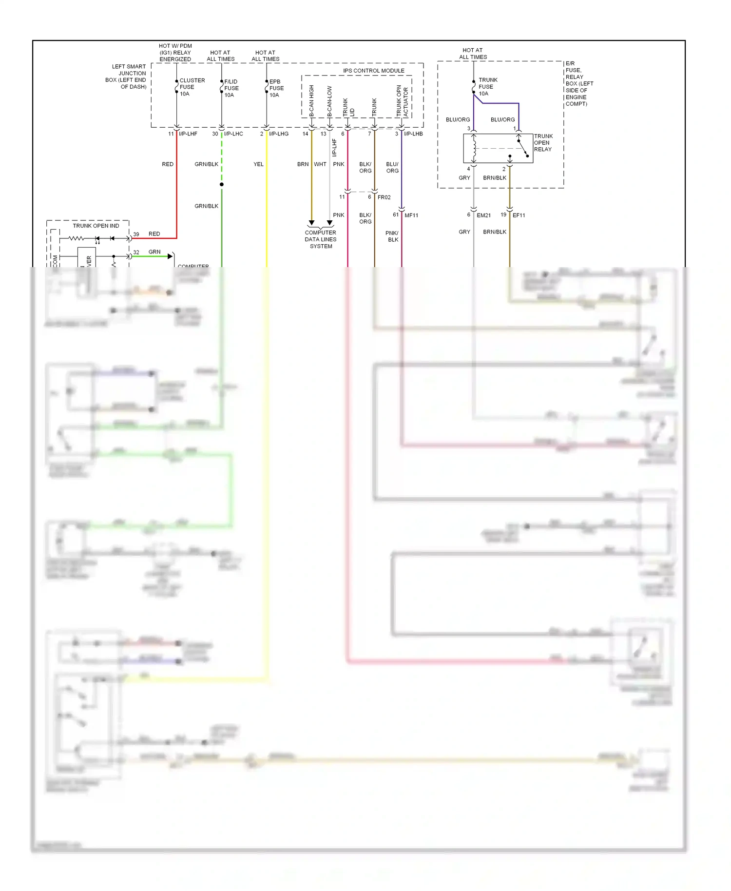 Wiring diagram red/blk for Hyundai Equus II facelift (2013-2016) (66 of 66)