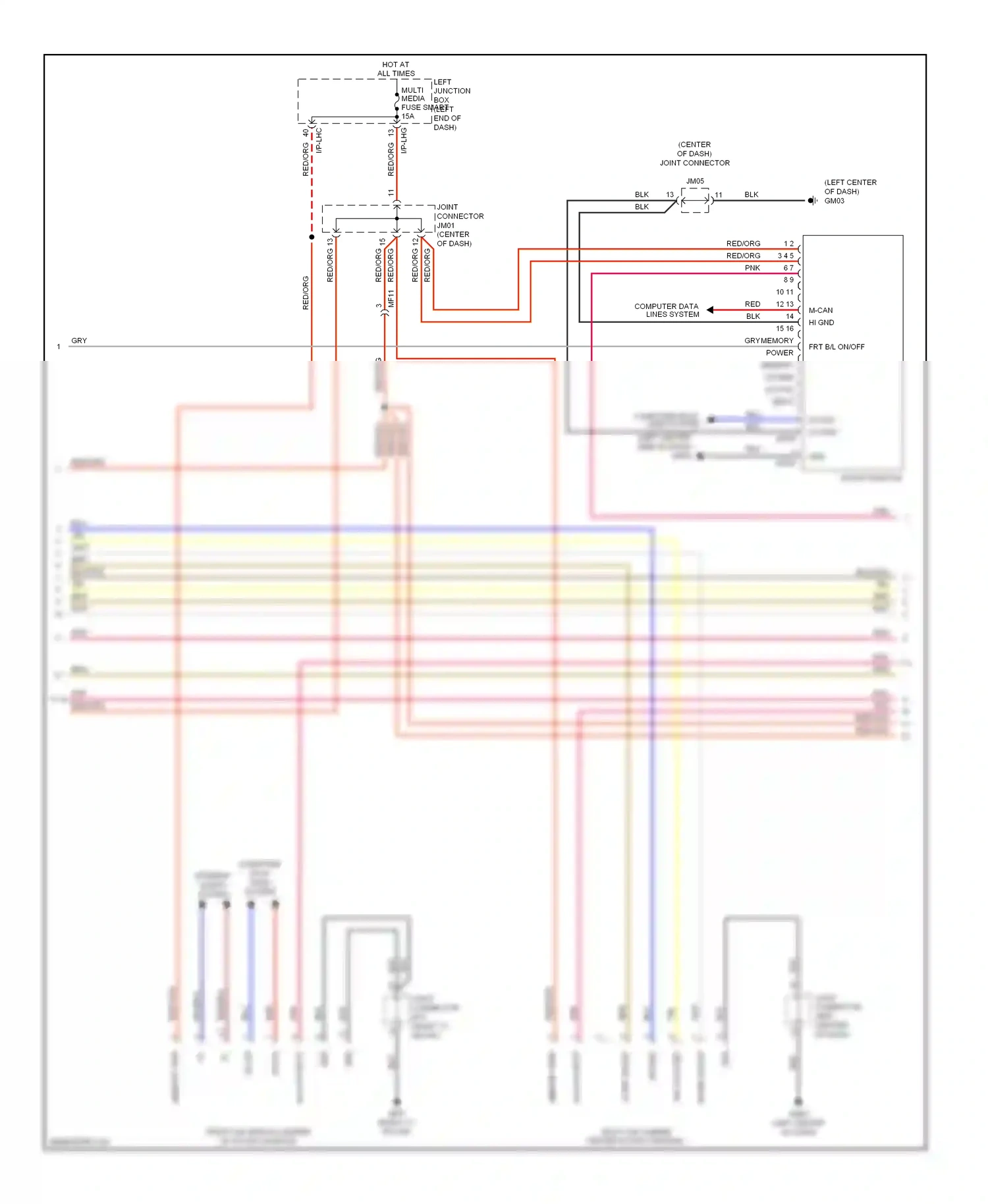 Wiring diagram red/blk for Hyundai Equus II facelift (2013-2016) (40 of 66)