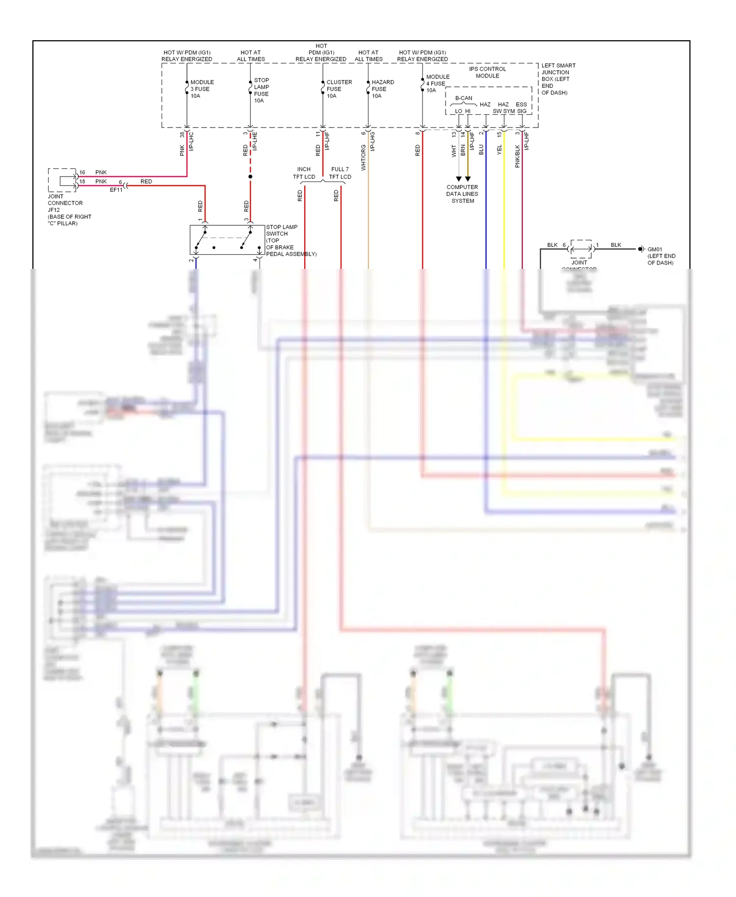 Wiring diagram relay energized for Hyundai Equus II facelift (2013-2016) (31 of 40)