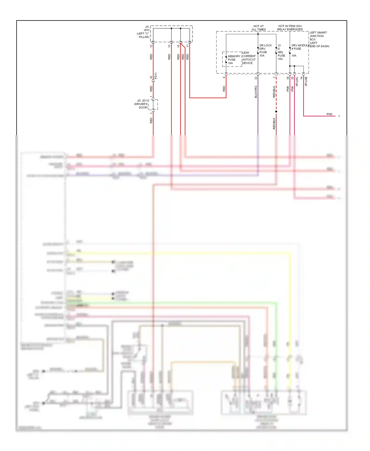 Wiring diagram relay energized for Hyundai Equus II facelift (2013-2016) (7 of 40)