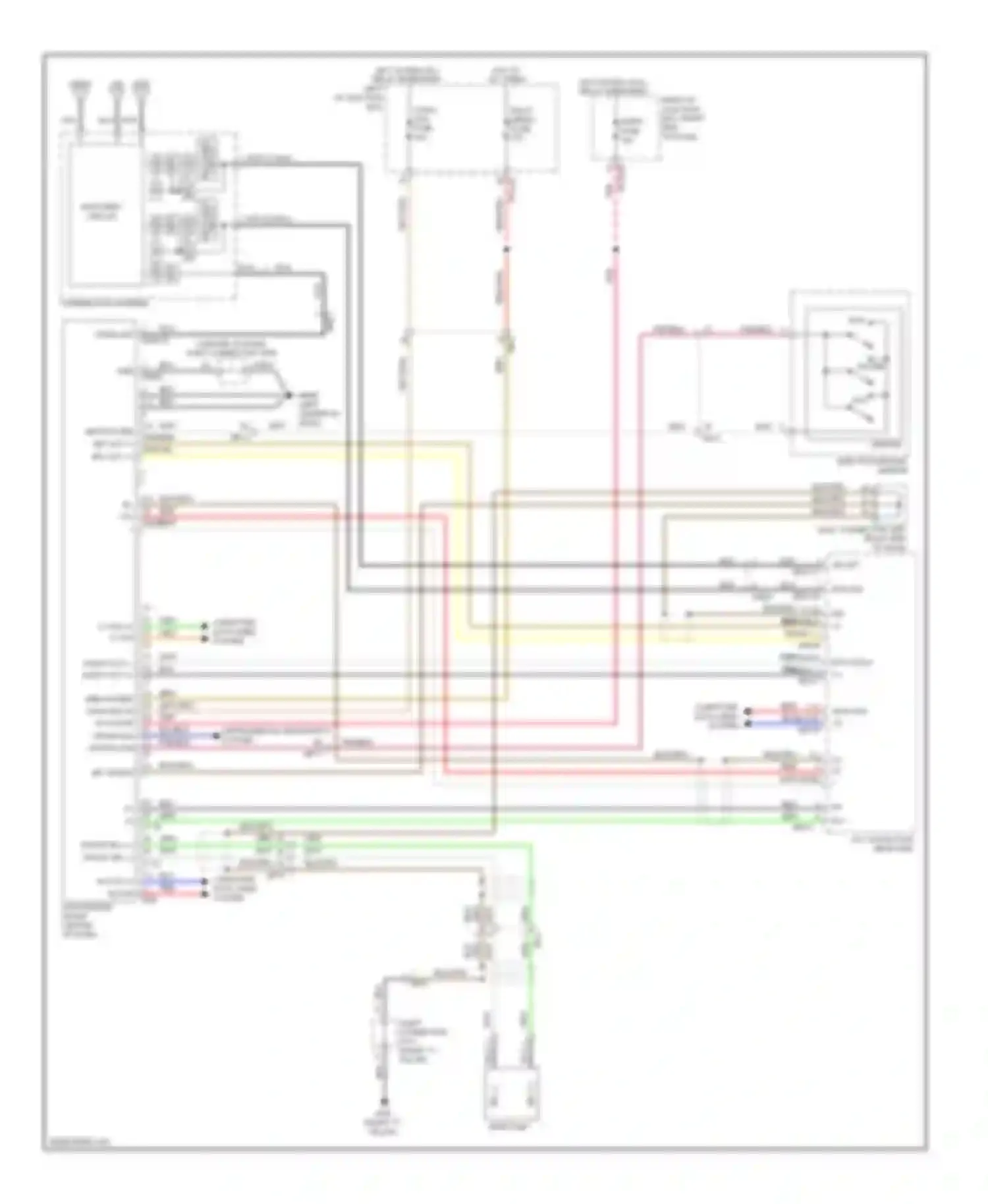 Wiring diagram right end of dash) for Hyundai Equus II facelift (2013-2016) (16 of 24)