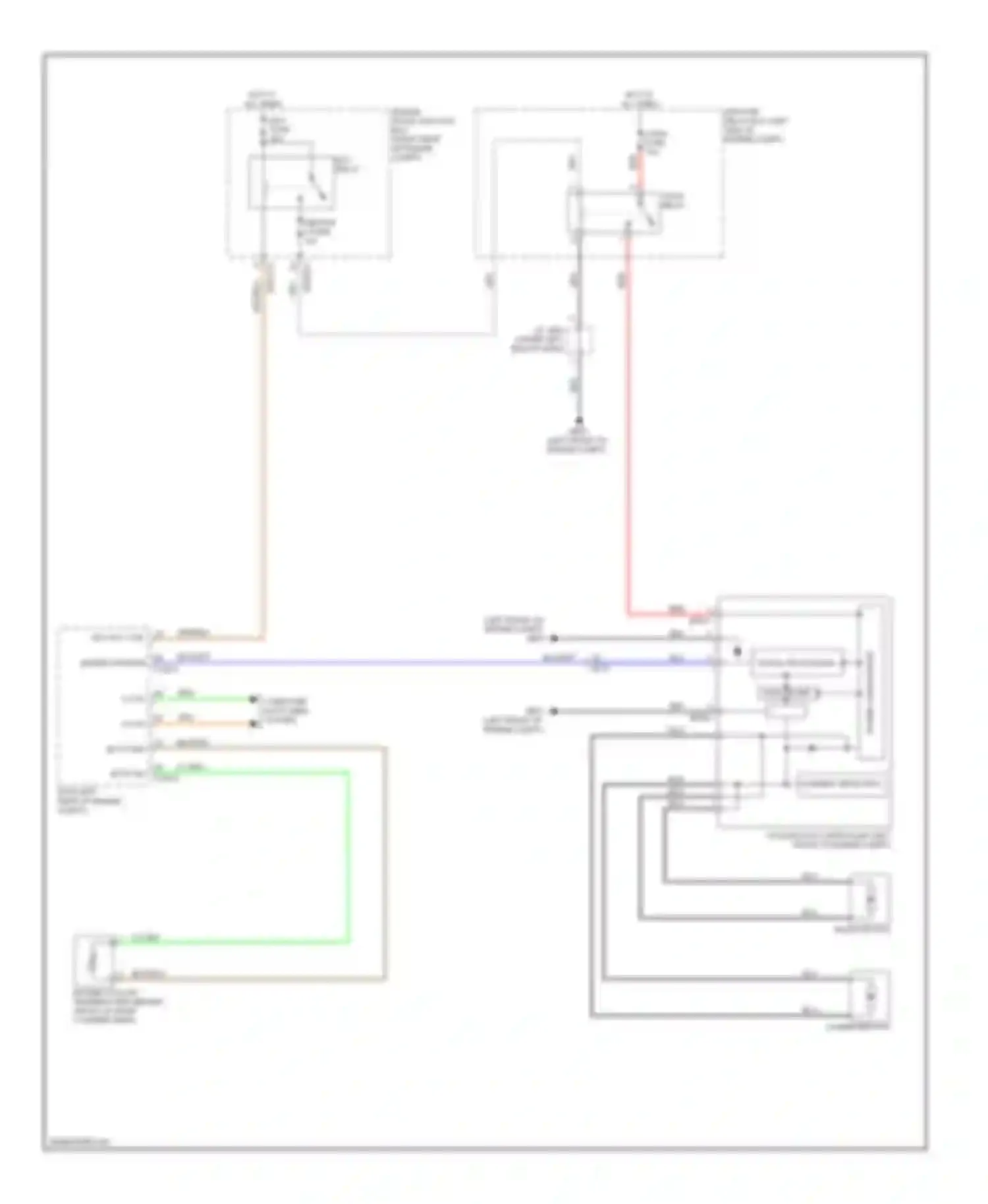 Wiring diagram sensor 2 fuse for Hyundai Equus II facelift (2013-2016) (2 of 3)
