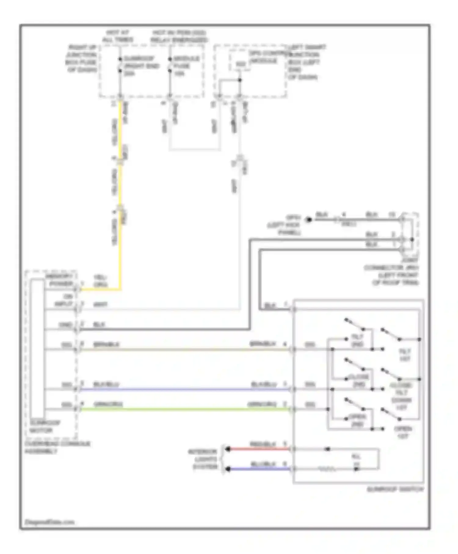 Wiring diagram sig c for Hyundai Equus II facelift (2013-2016) (1 of 1)