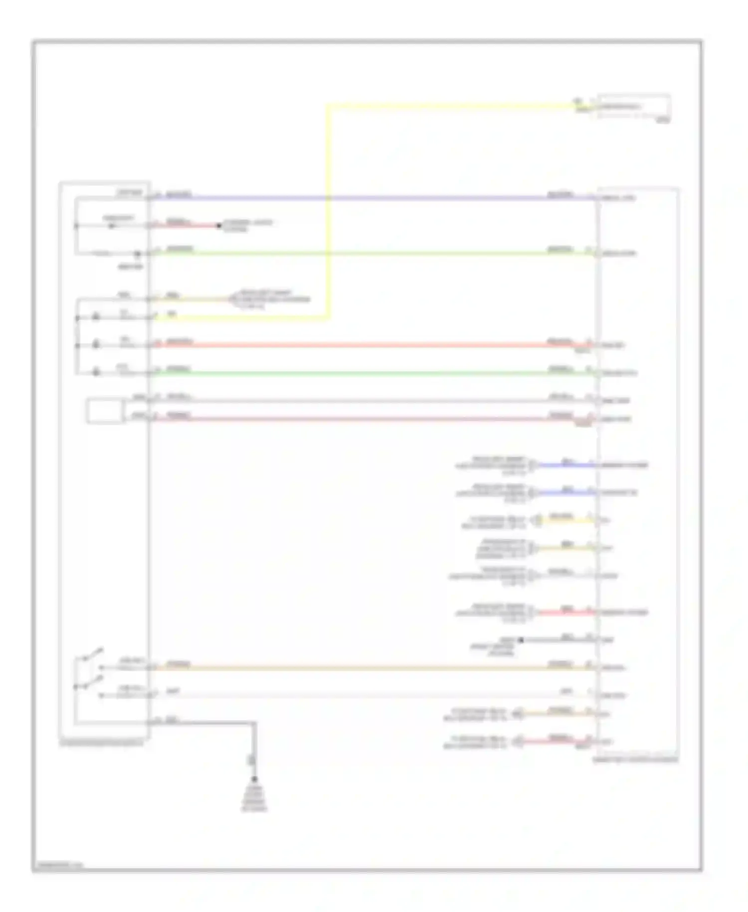 Wiring diagram smart key control module for Hyundai Equus II facelift (2013-2016) (2 of 3)