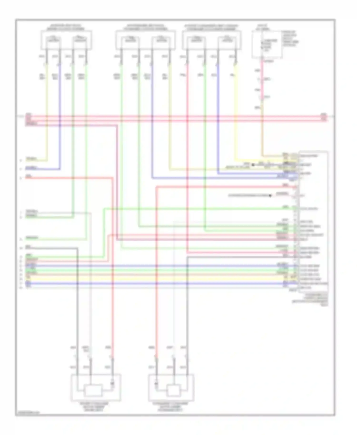 Wiring diagram spd ctrl sens sig sens sig warm sw sig on/start input for Hyundai Equus II facelift (2013-2016) (2 of 2)