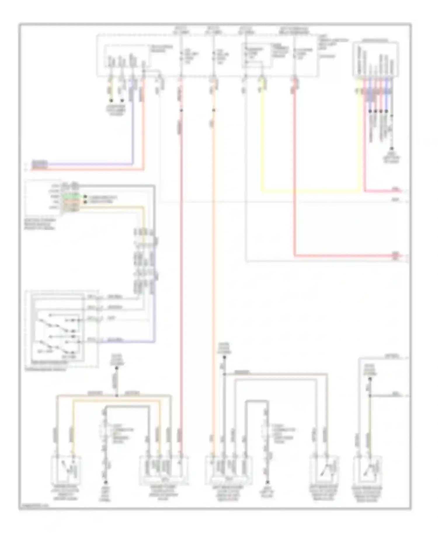 Wiring diagram sw 1 app sw 2 rel for Hyundai Equus II facelift (2013-2016) (2 of 2)