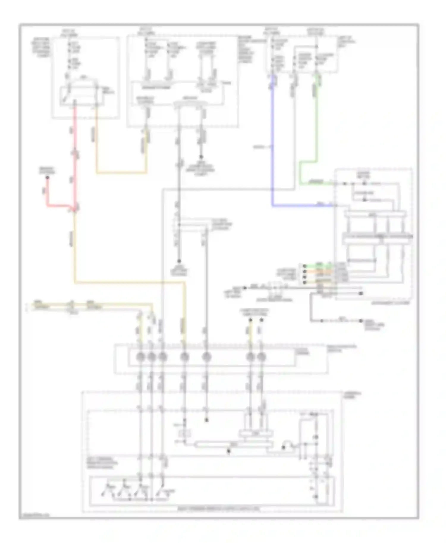 Equus Hyundai II (2009-2013): Cruise control circuit (2 of 2)