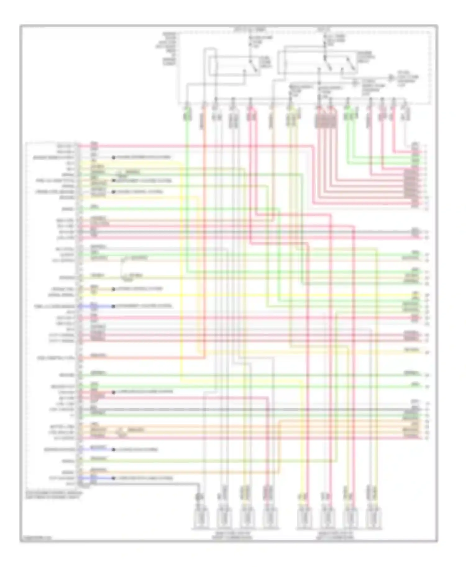 Equus Hyundai II (2009-2013): Wiring diagram engine performance 4.6l (1 of 5)