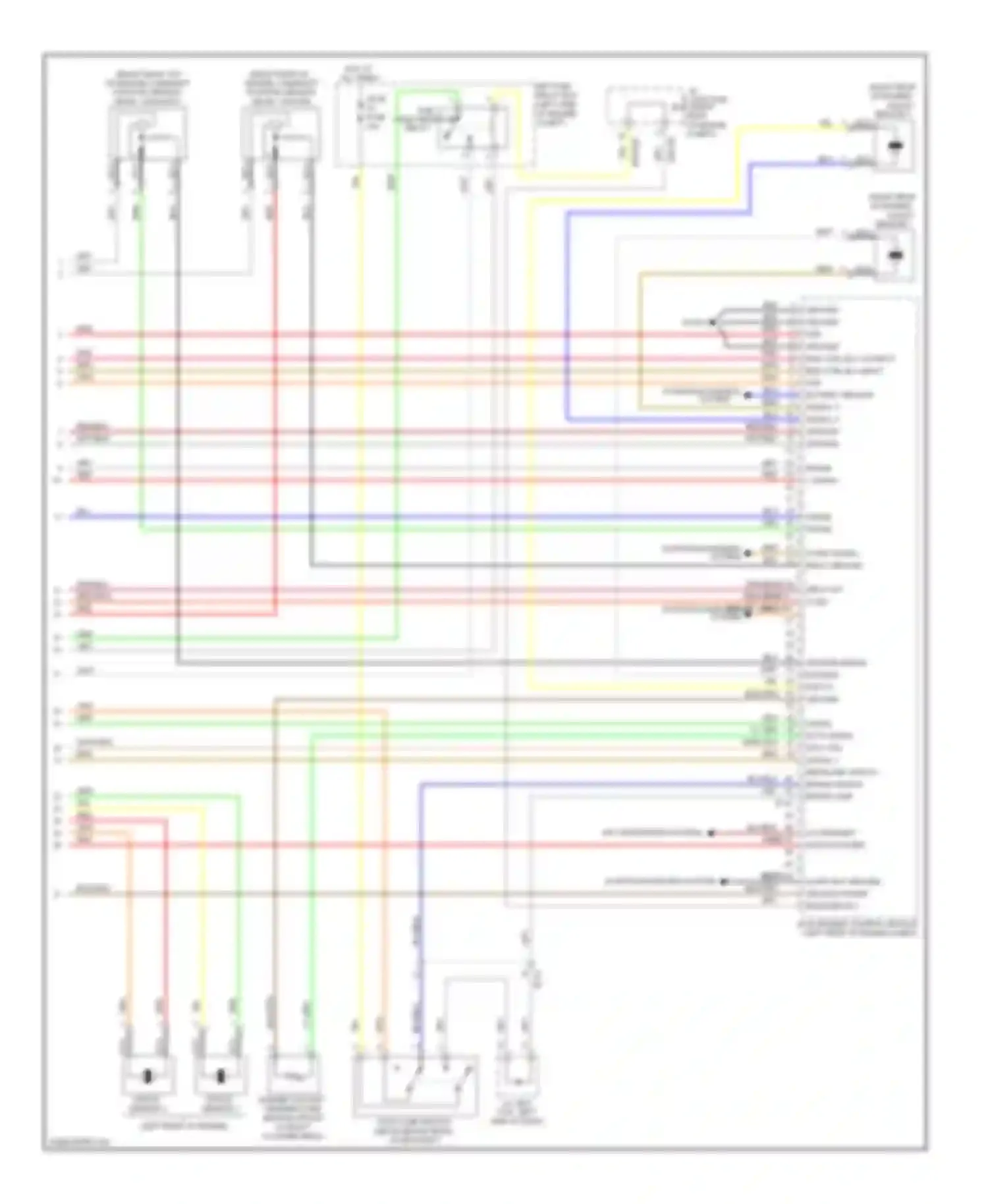 Equus Hyundai II (2009-2013): Wiring diagram engine performance 4.6l (5 of 5)