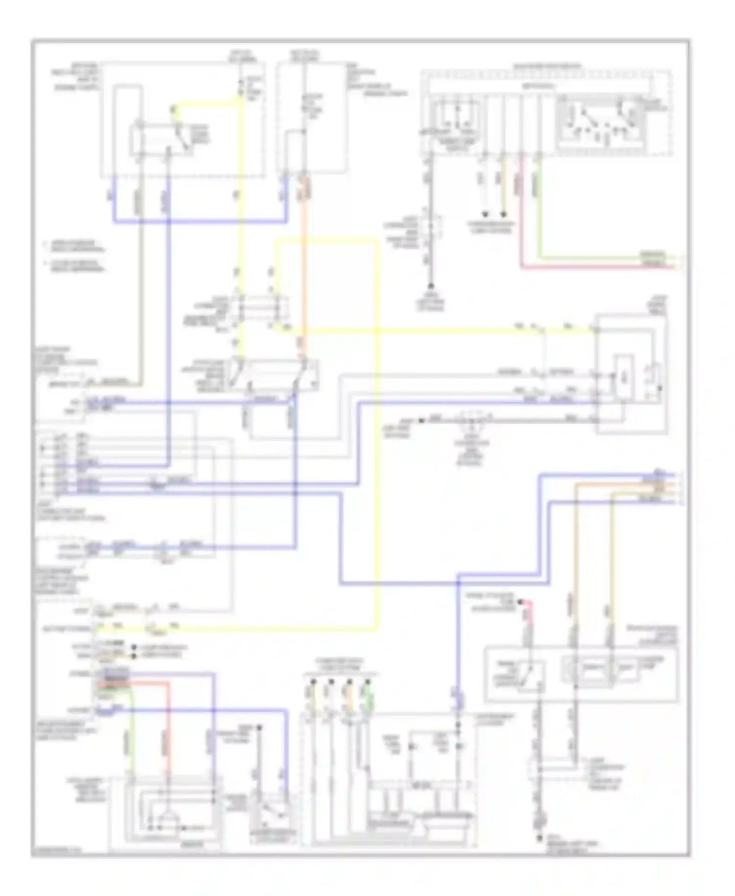 Equus Hyundai II (2009-2013): Exterior lamps circuit (1 of 2)