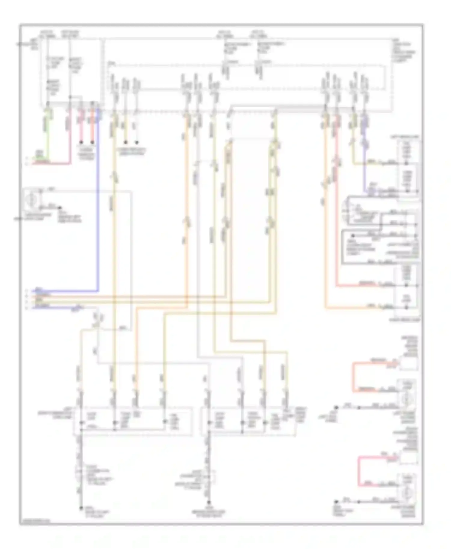 Equus Hyundai II (2009-2013): Exterior lamps circuit (2 of 2)