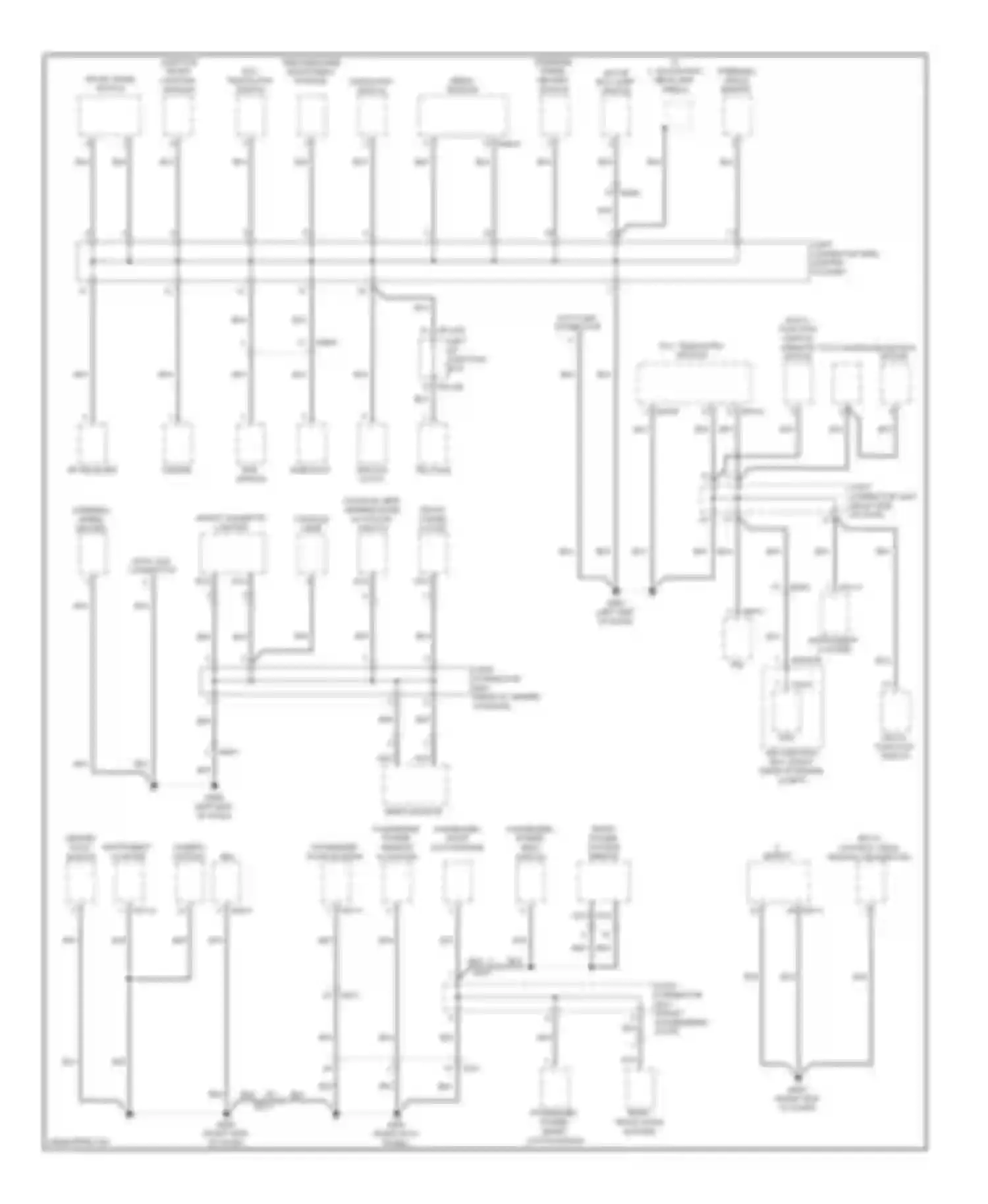 Equus Hyundai II (2009-2013): Ground distribution circuit (1 of 6)