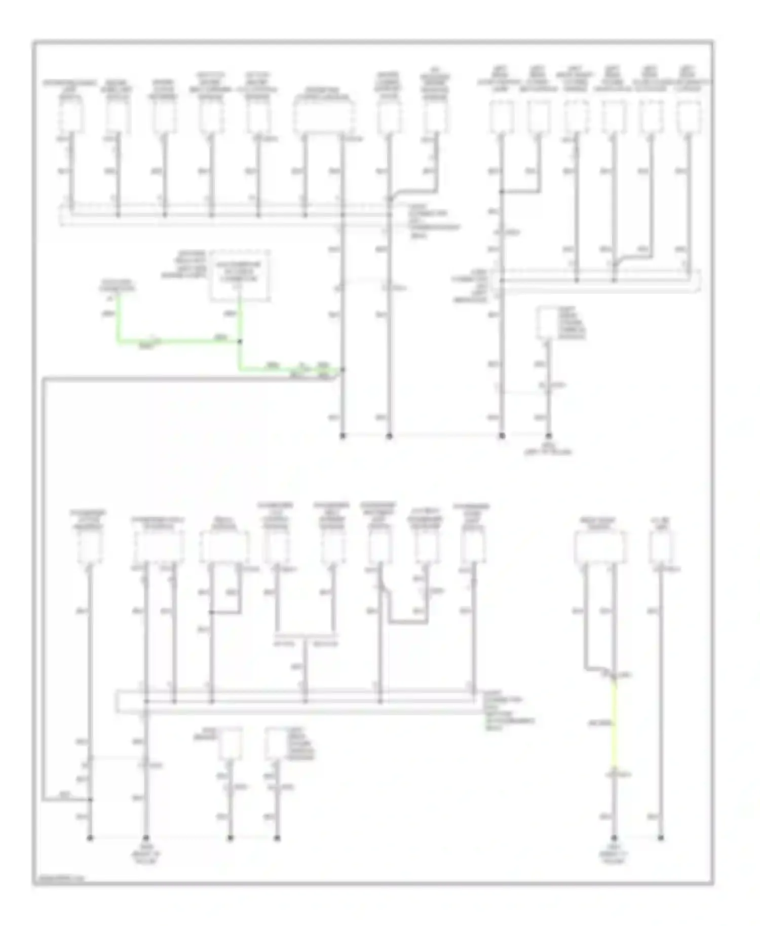 Equus Hyundai II (2009-2013): Ground distribution circuit (3 of 6)