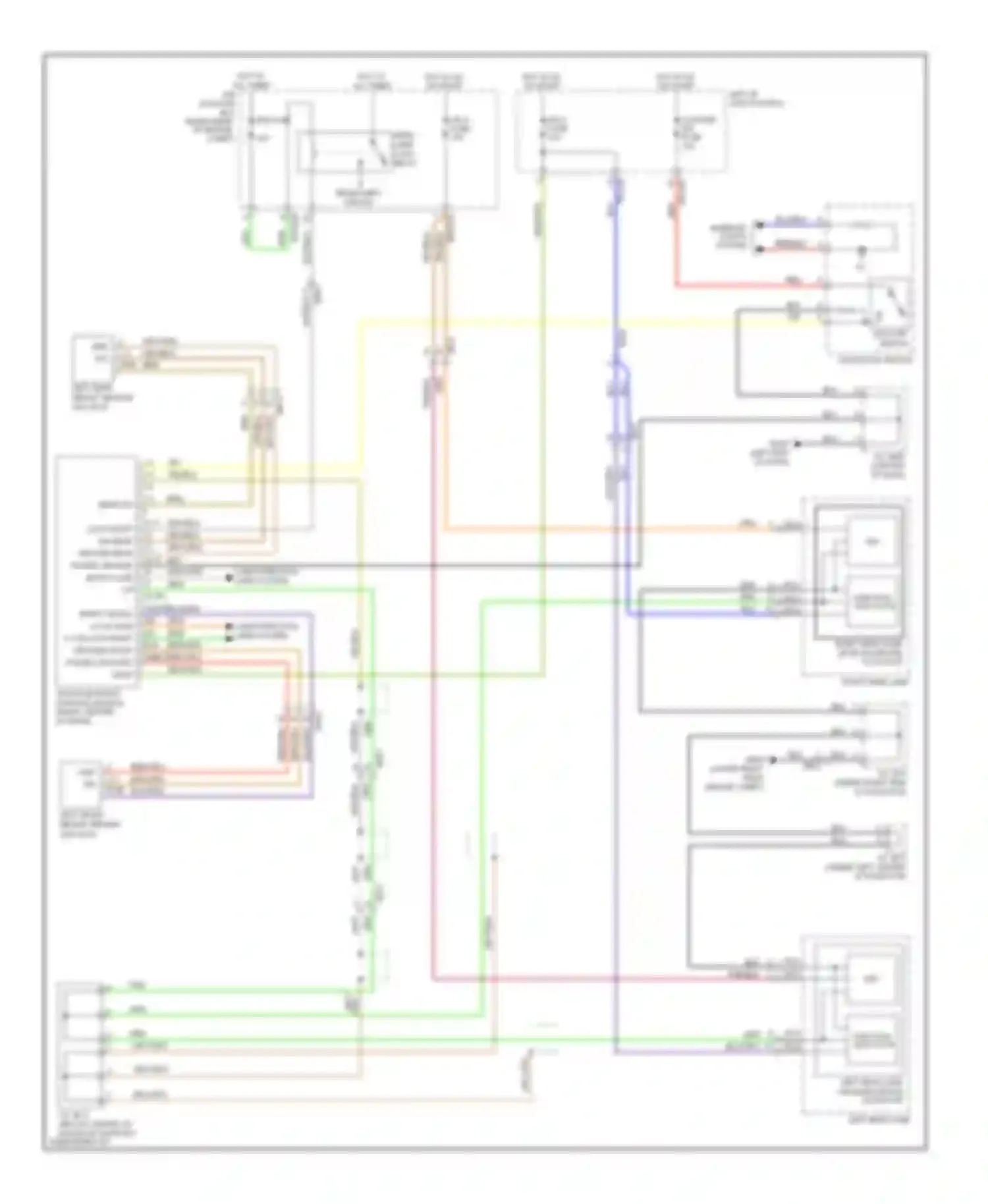 Equus Hyundai II (2009-2013): Adaptive front lighting circuit