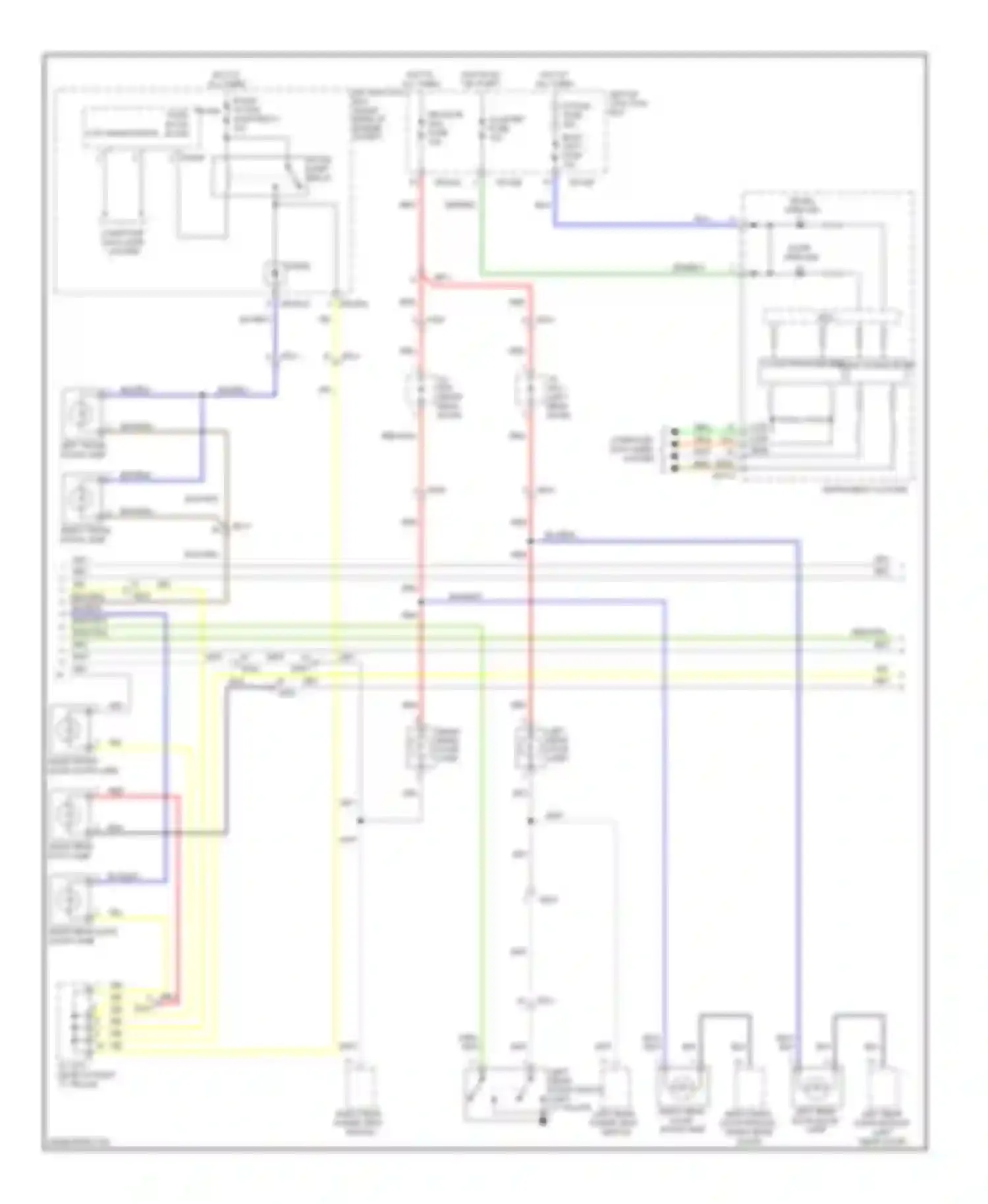 Equus Hyundai II (2009-2013): Courtesy lamps circuit (2 of 3)