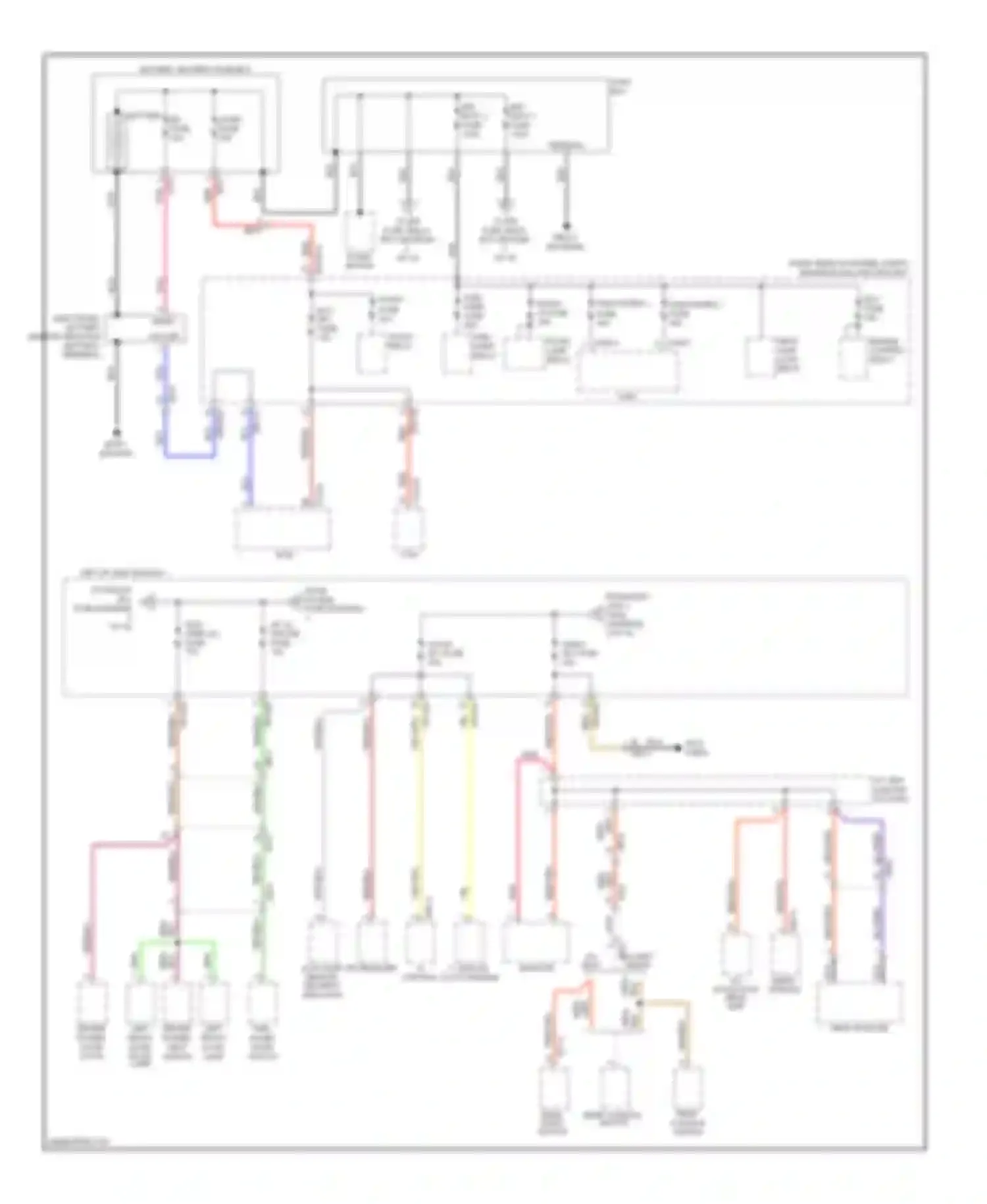 Equus Hyundai II (2009-2013): Power distribution circuit (1 of 10)