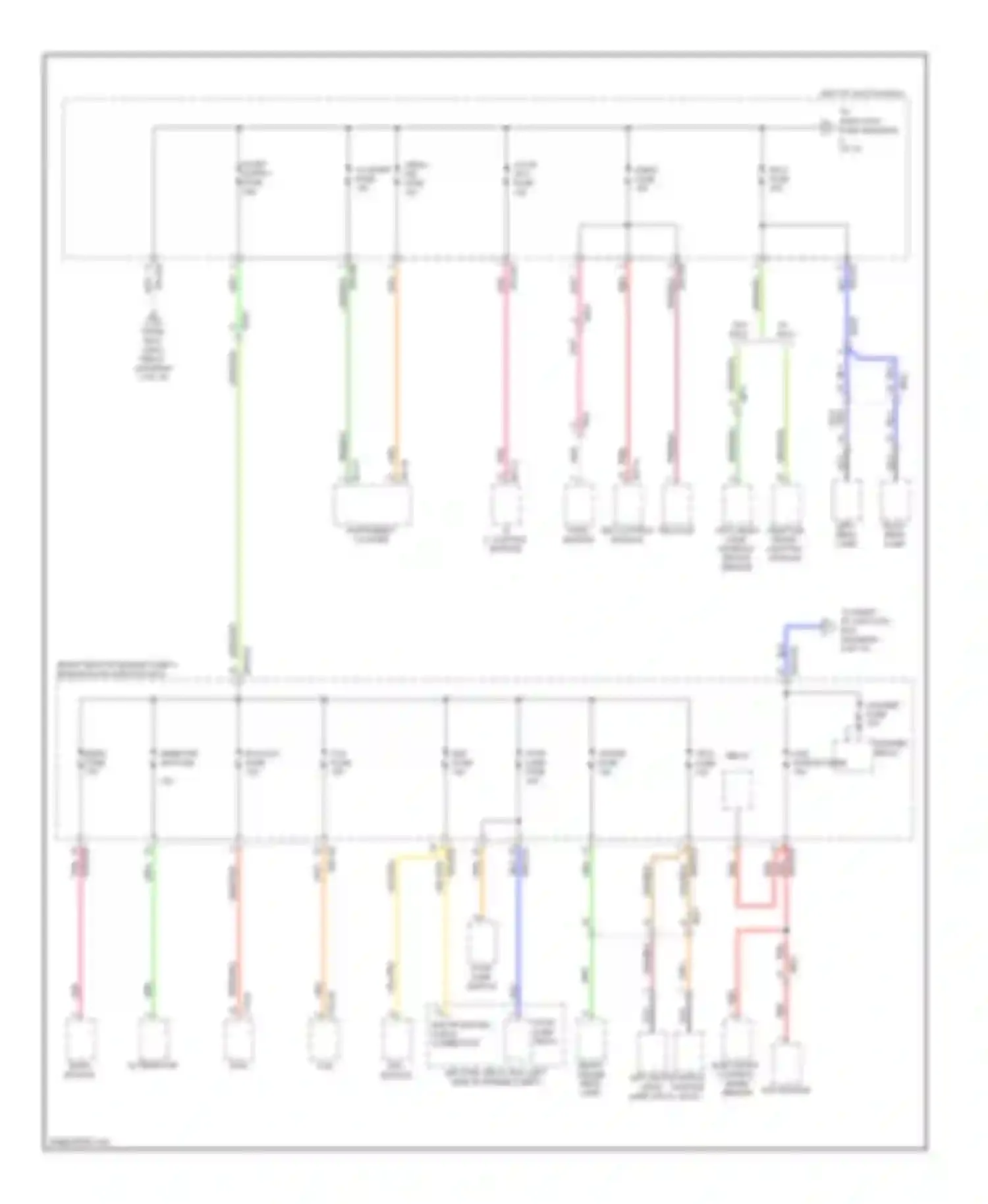 Equus Hyundai II (2009-2013): Power distribution circuit (5 of 10)