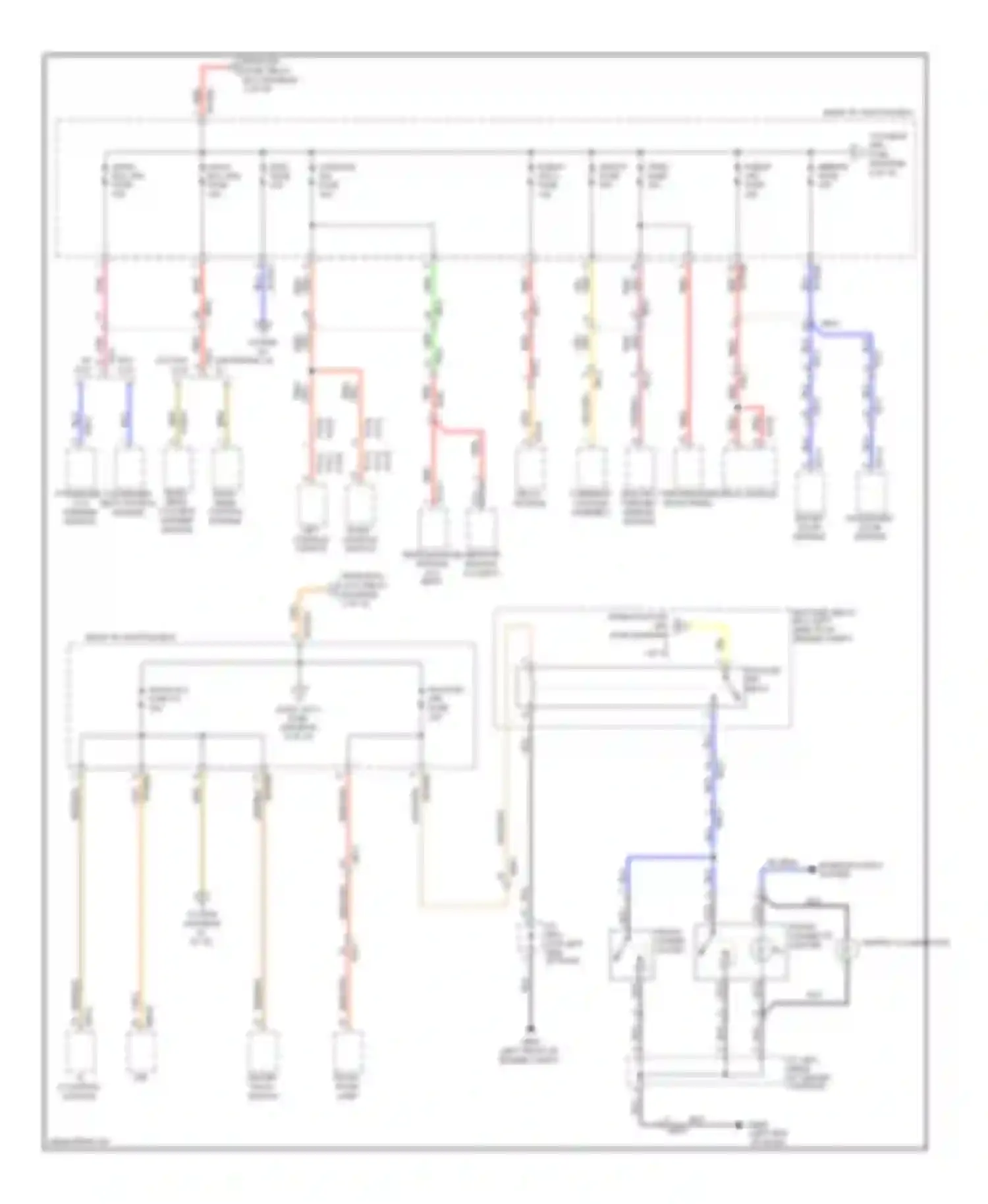 Equus Hyundai II (2009-2013): Power distribution circuit (8 of 10)