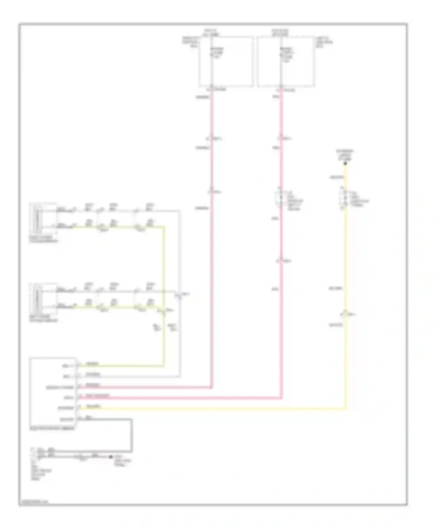 Equus Hyundai II (2009-2013): Electrochromic mirror circuit
