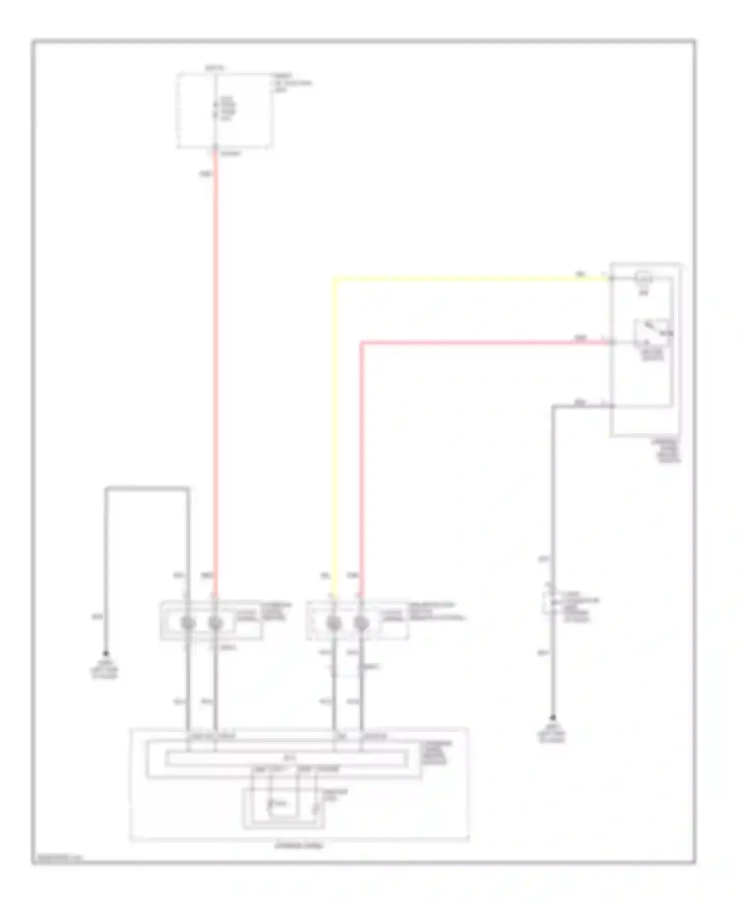Equus Hyundai II (2009-2013): Heated steering wheel circuit