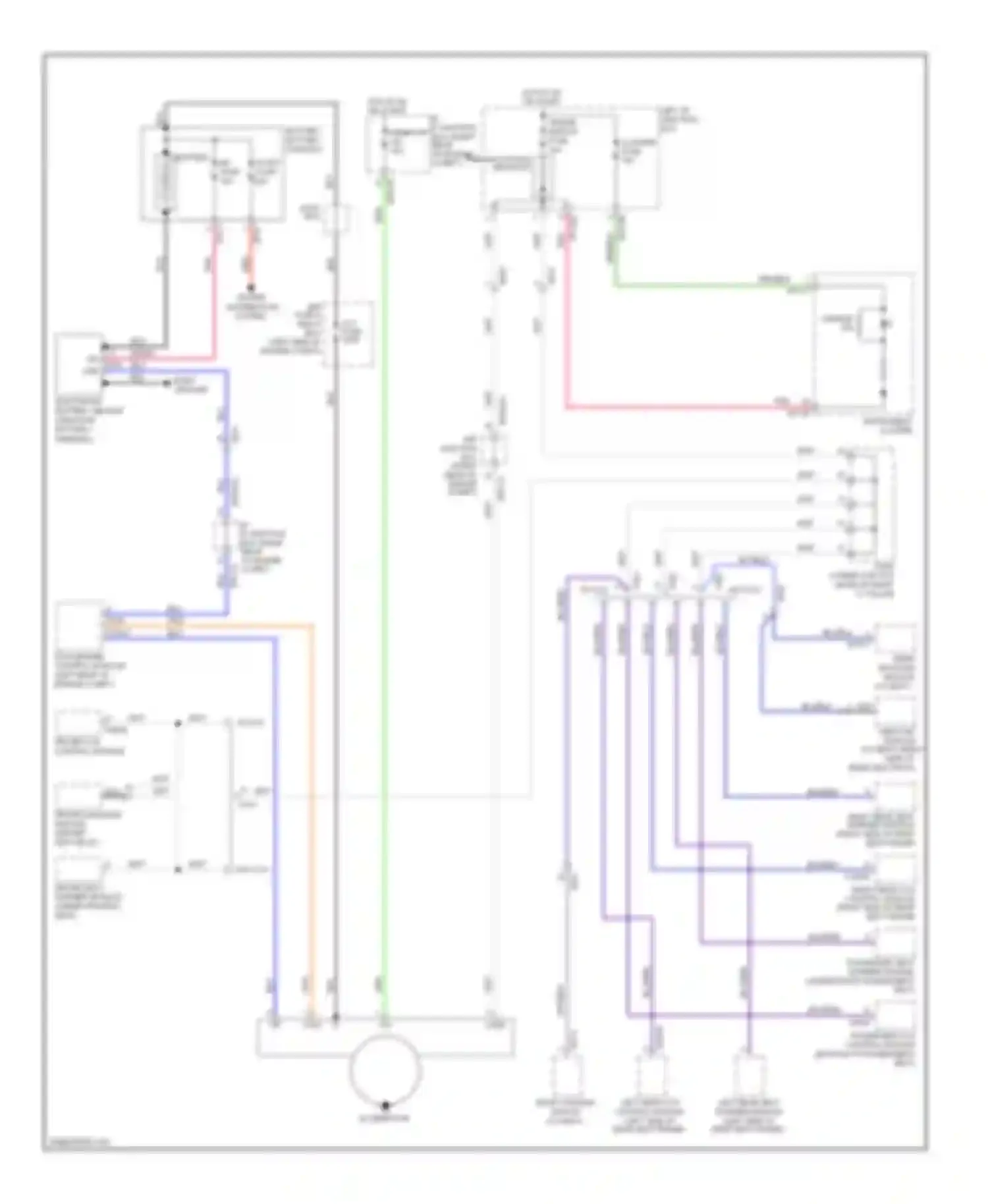 Equus Hyundai II (2009-2013): Charging circuit