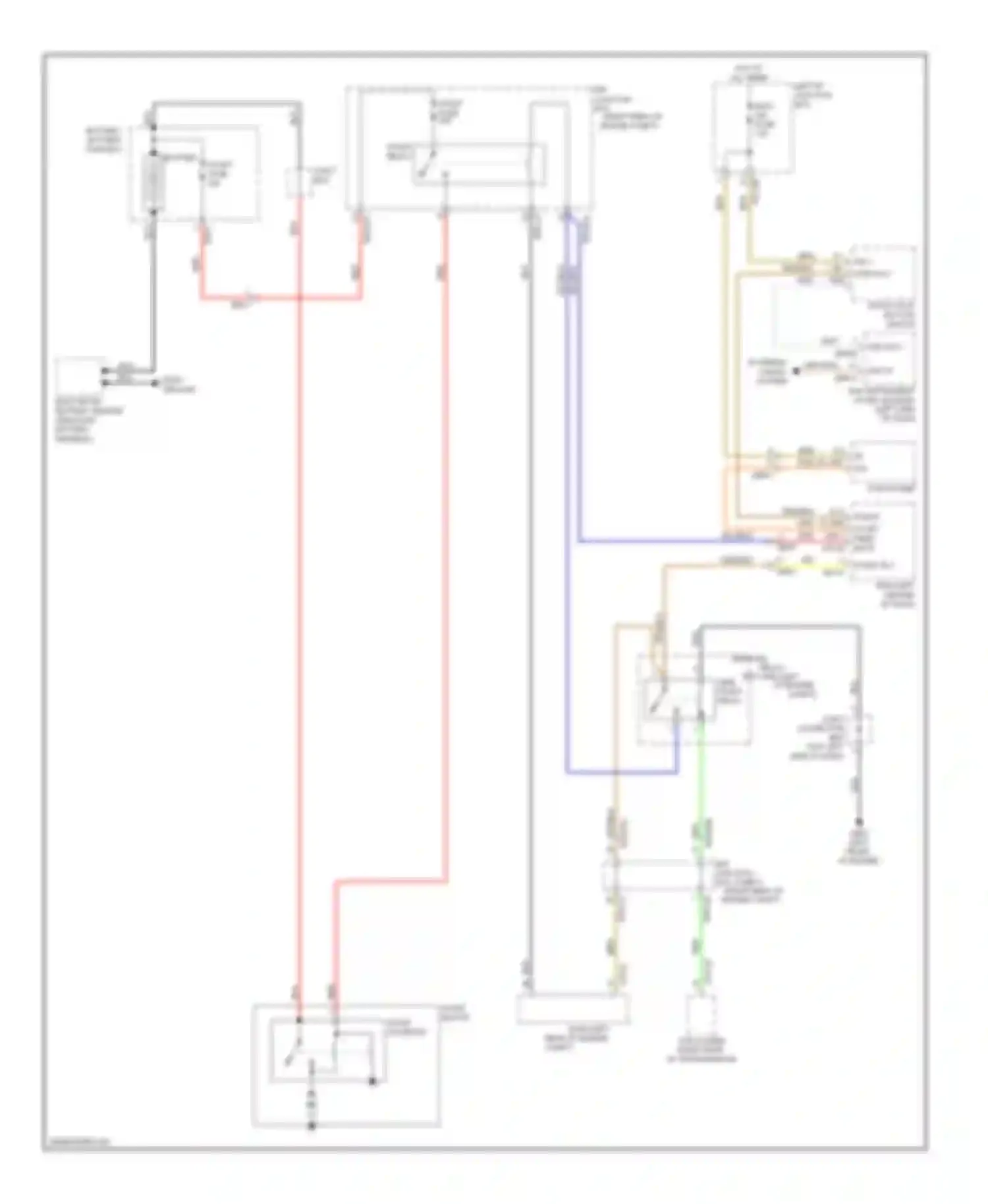 Equus Hyundai II (2009-2013): Starting circuit