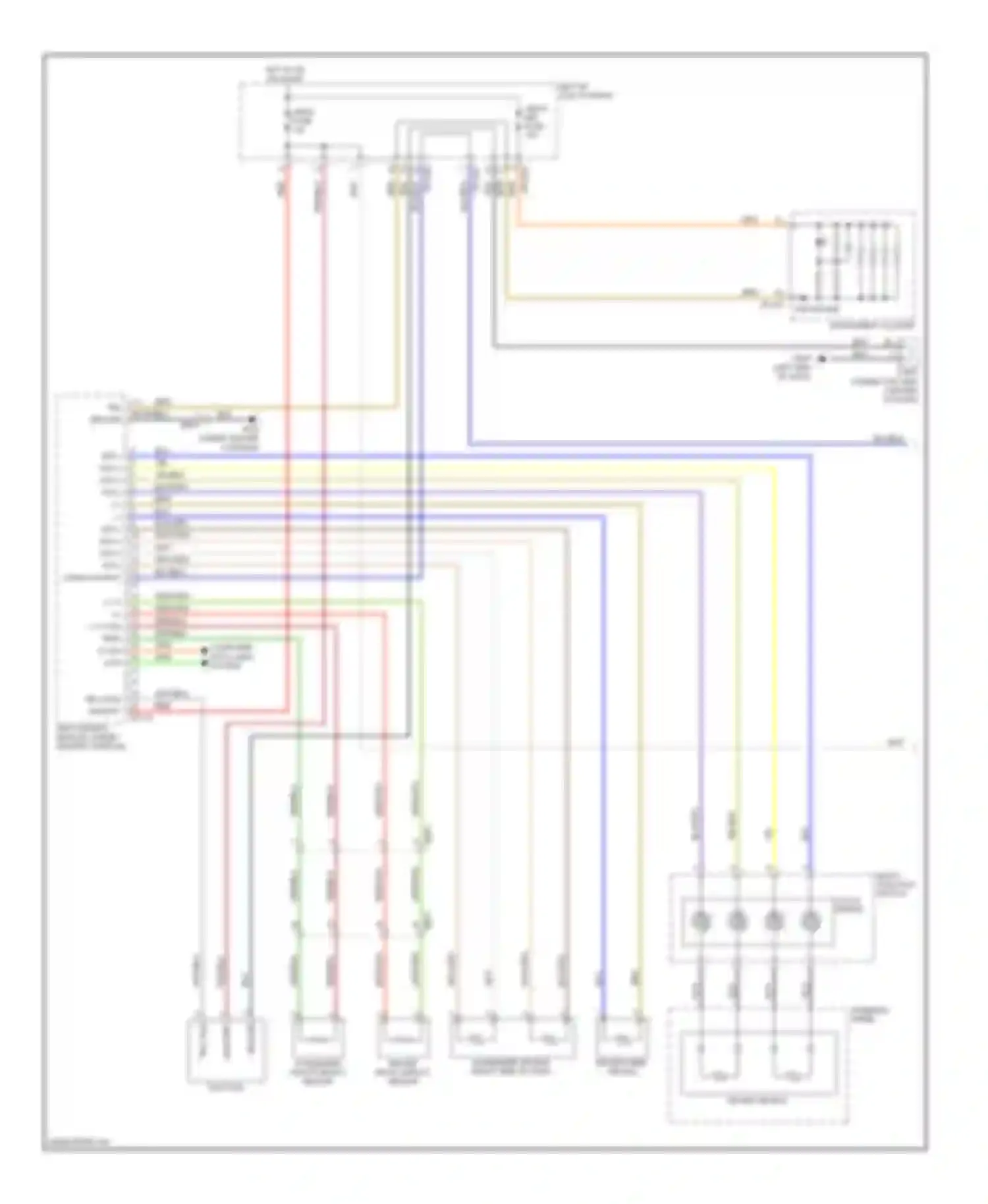 Equus Hyundai II (2009-2013): Air bag circuit (1 of 3)