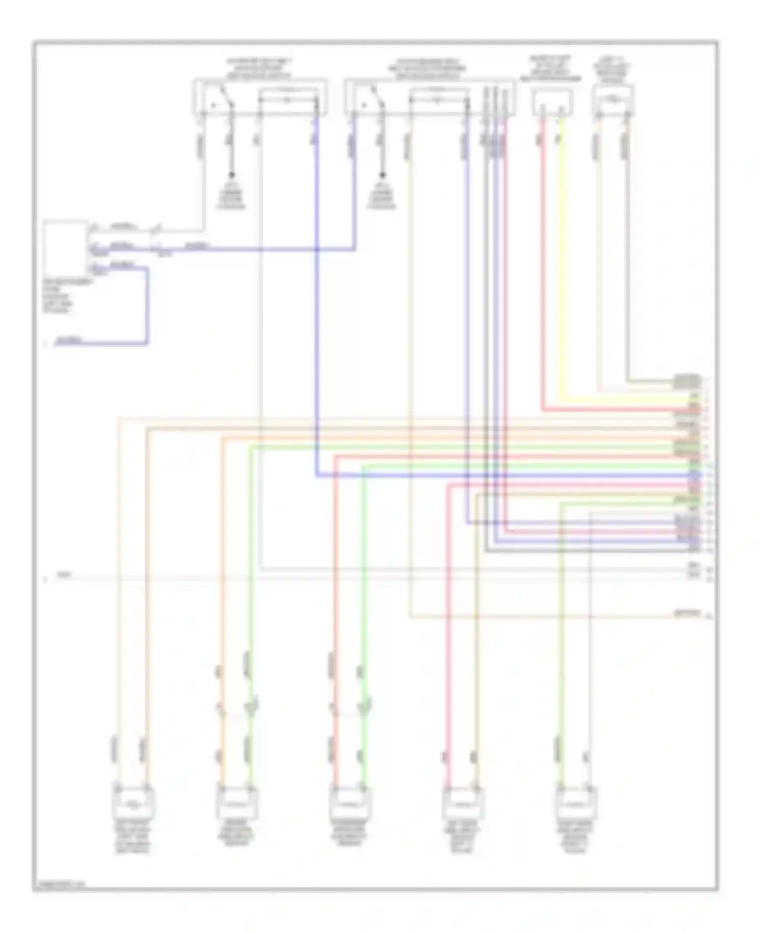Equus Hyundai II (2009-2013): Air bag circuit (2 of 3)
