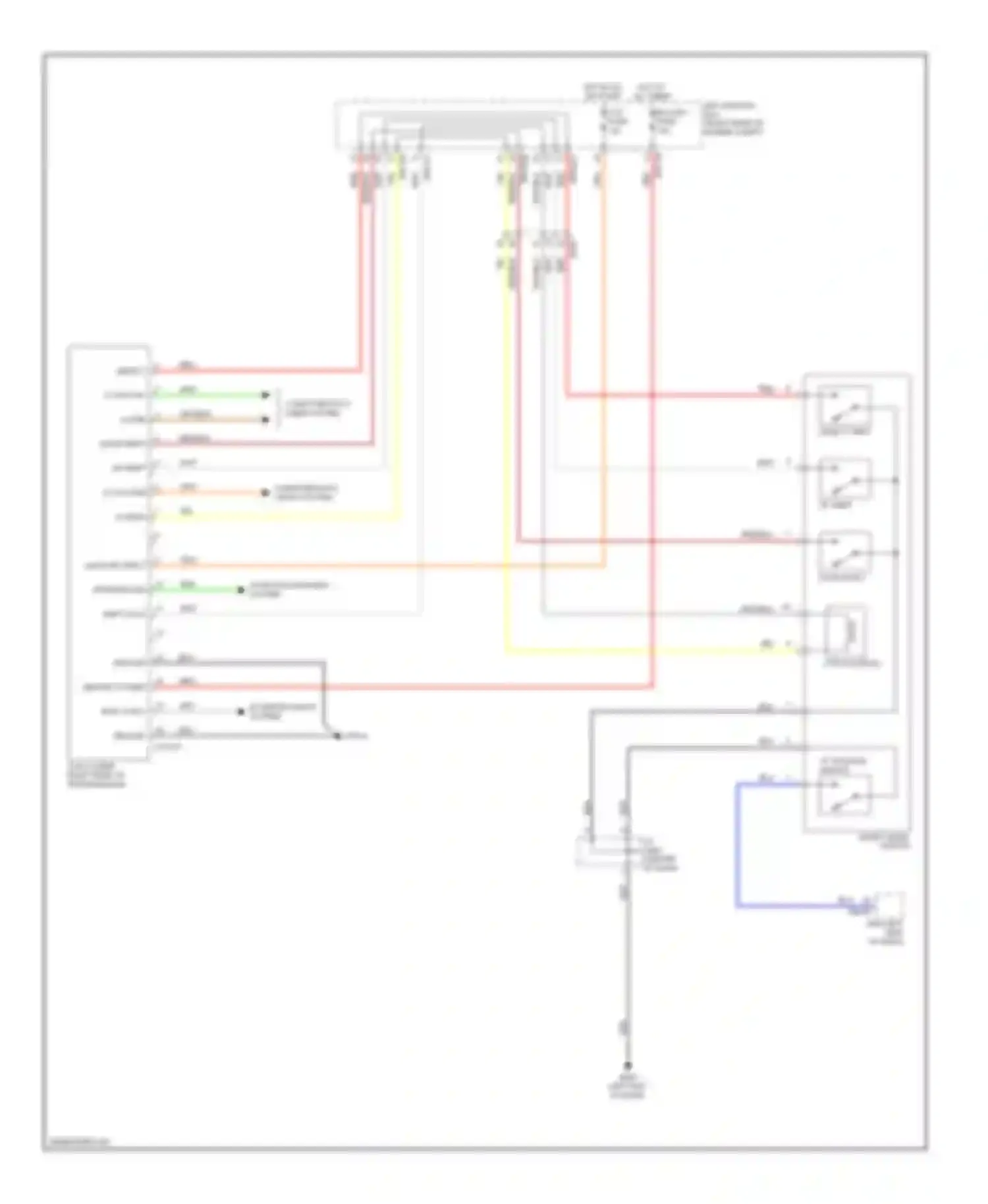 Equus Hyundai II (2009-2013): Transmission circuit