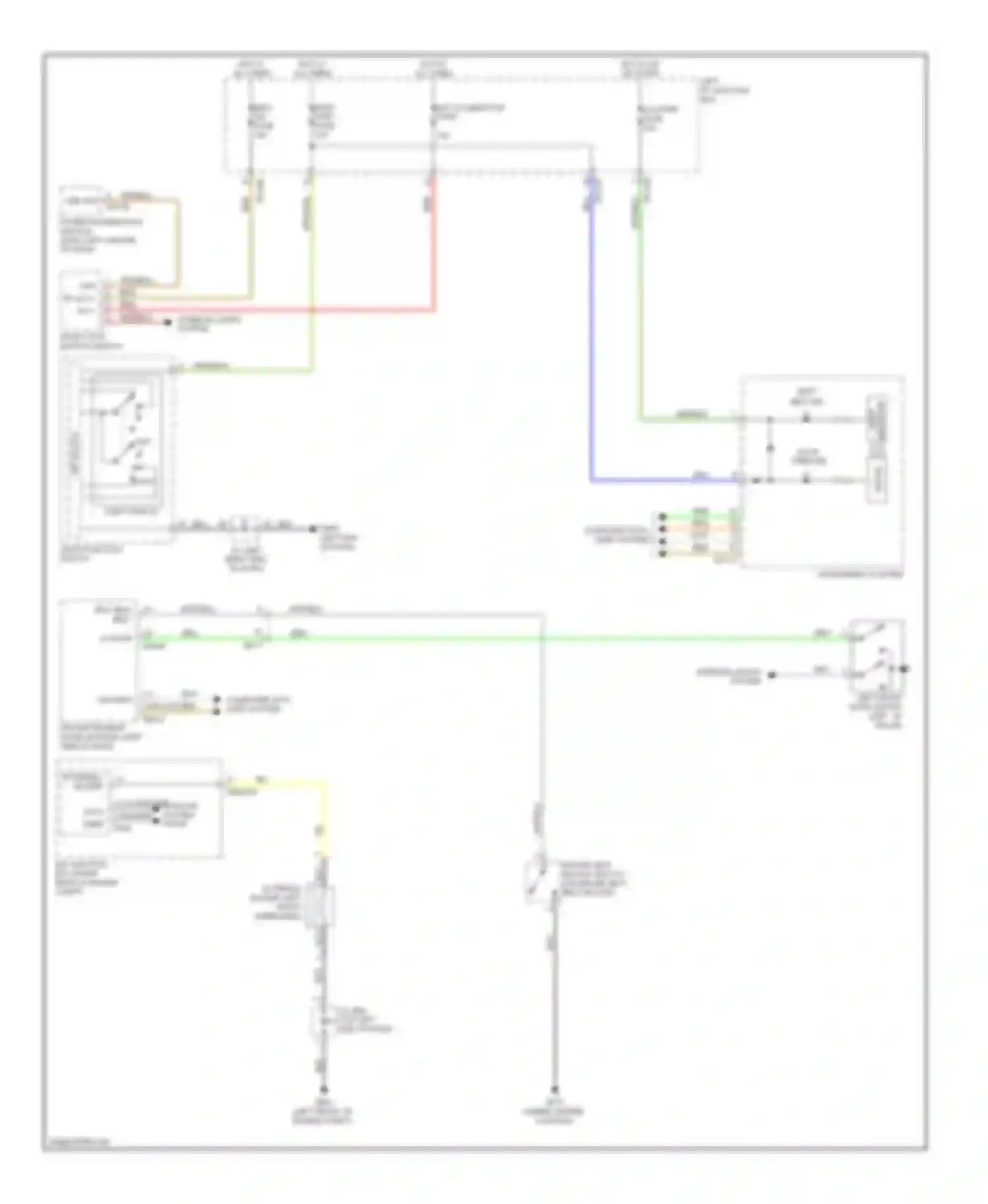 Equus Hyundai II (2009-2013): Chime circuit