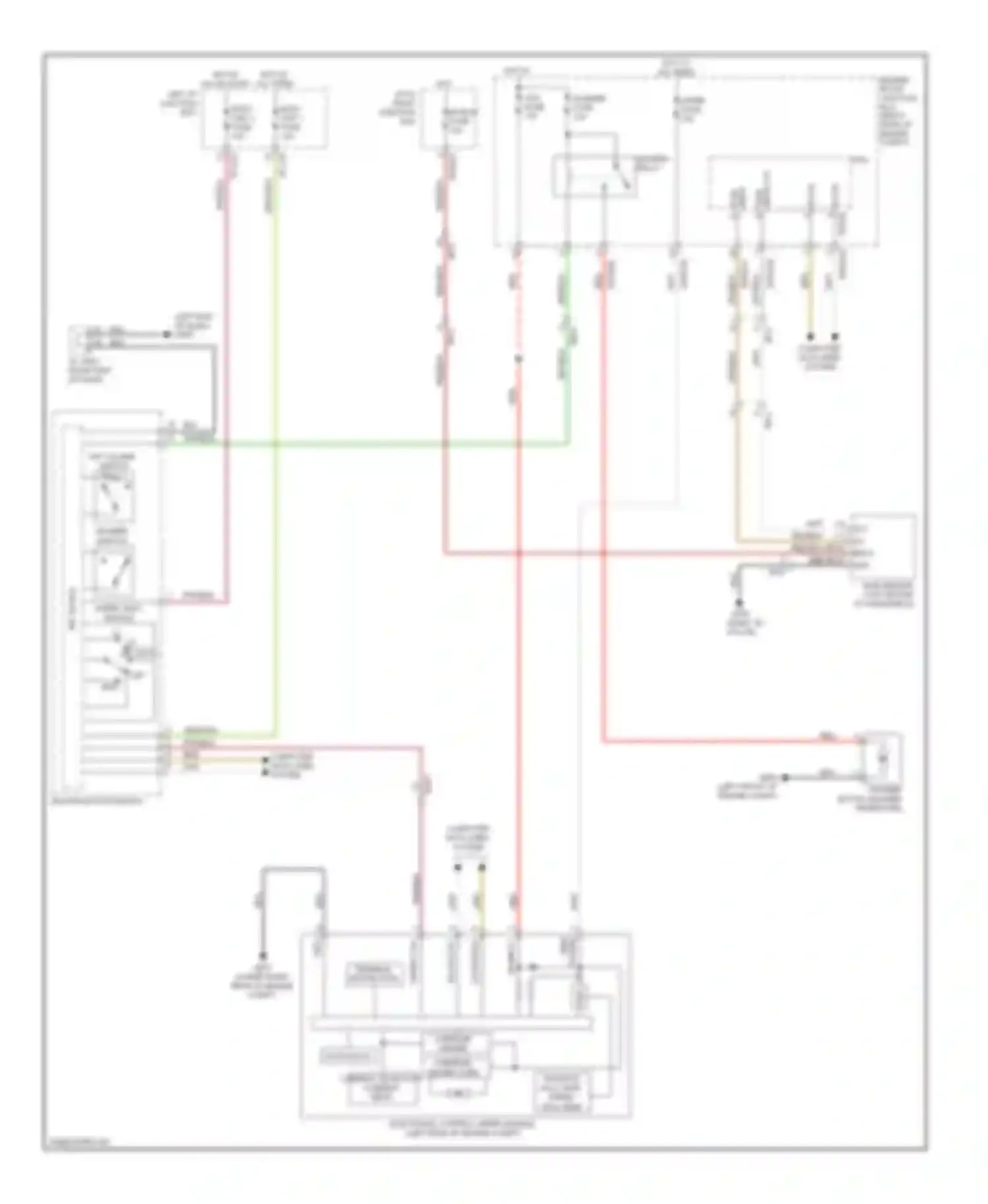 Equus Hyundai II (2009-2013): Wiper/washer circuit