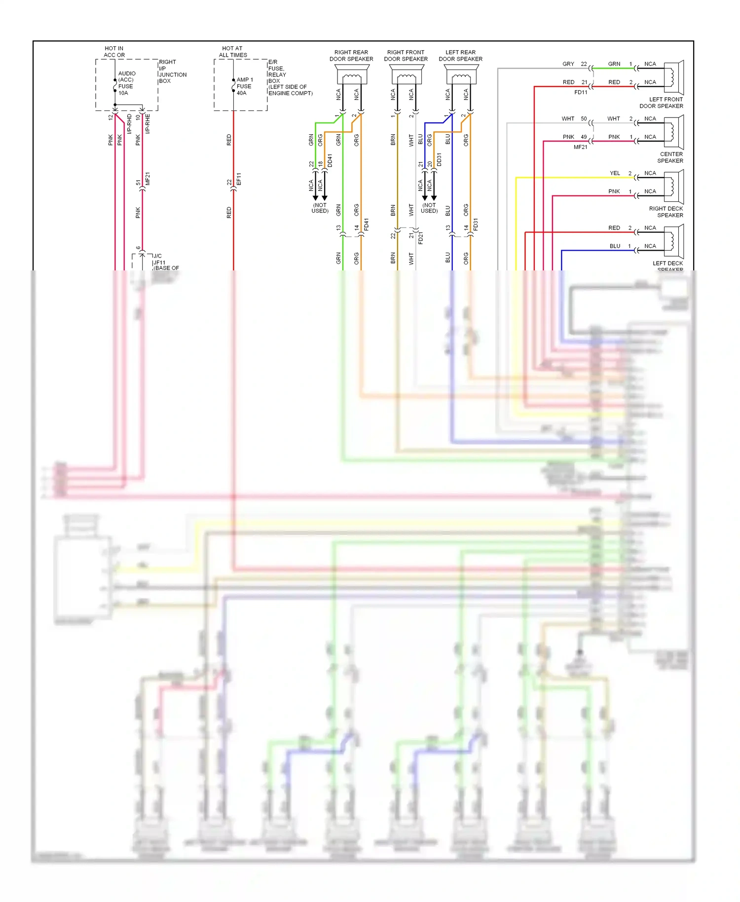 Wiring diagram blk/org for Hyundai Equus II (2009-2013) (24 of 44)