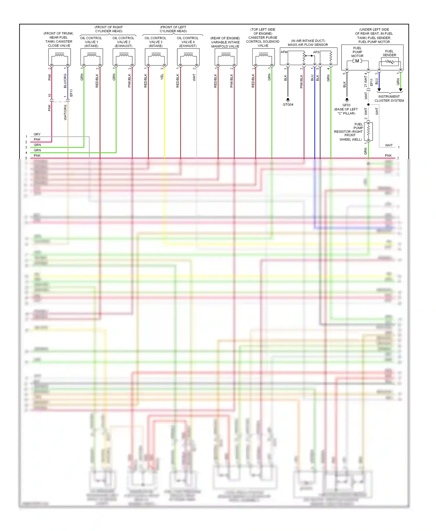 Wiring diagram blk/org for Hyundai Equus II (2009-2013) (18 of 44)