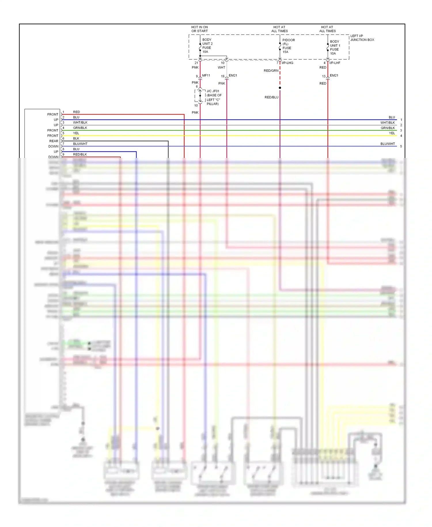 Wiring diagram blu for Hyundai Equus II (2009-2013) (23 of 79)