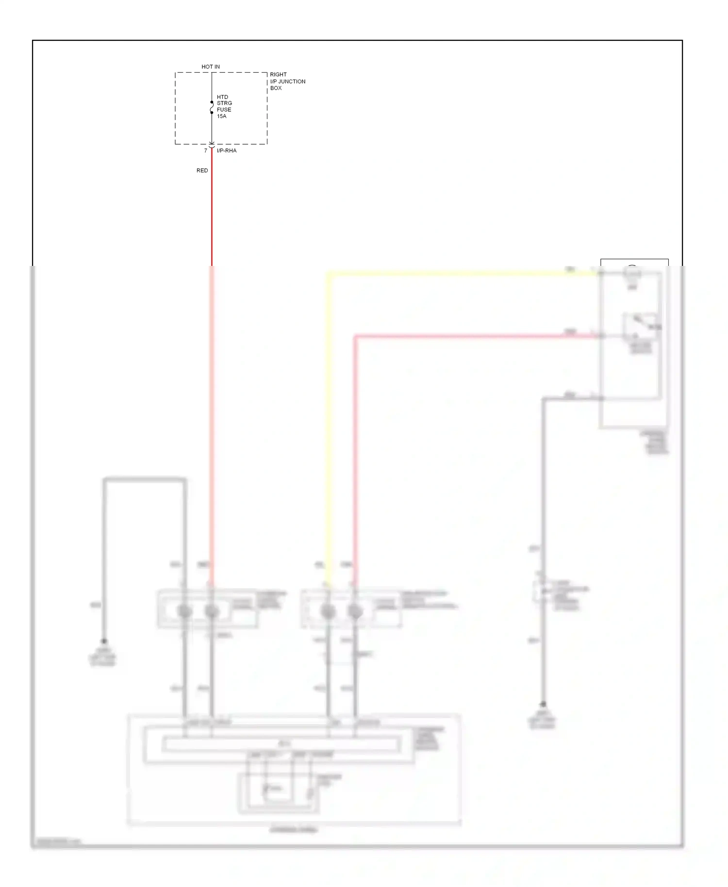 Wiring diagram clock spring heated for Hyundai Equus II (2009-2013) (1 of 1)