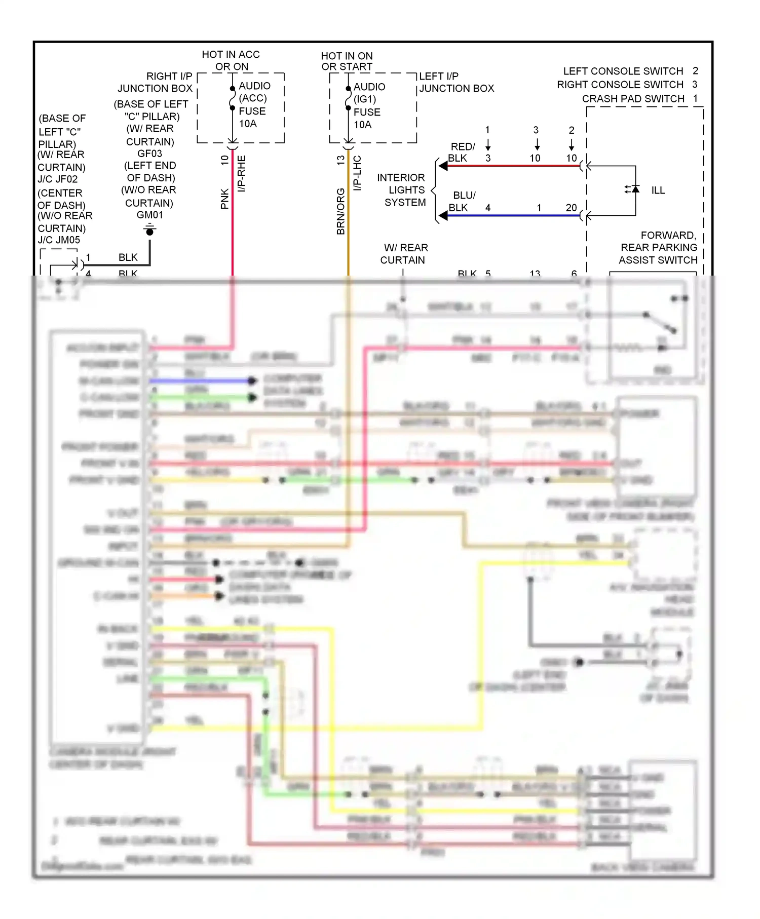 Wiring diagram computer data lines system for Hyundai Equus II (2009-2013) (26 of 50)