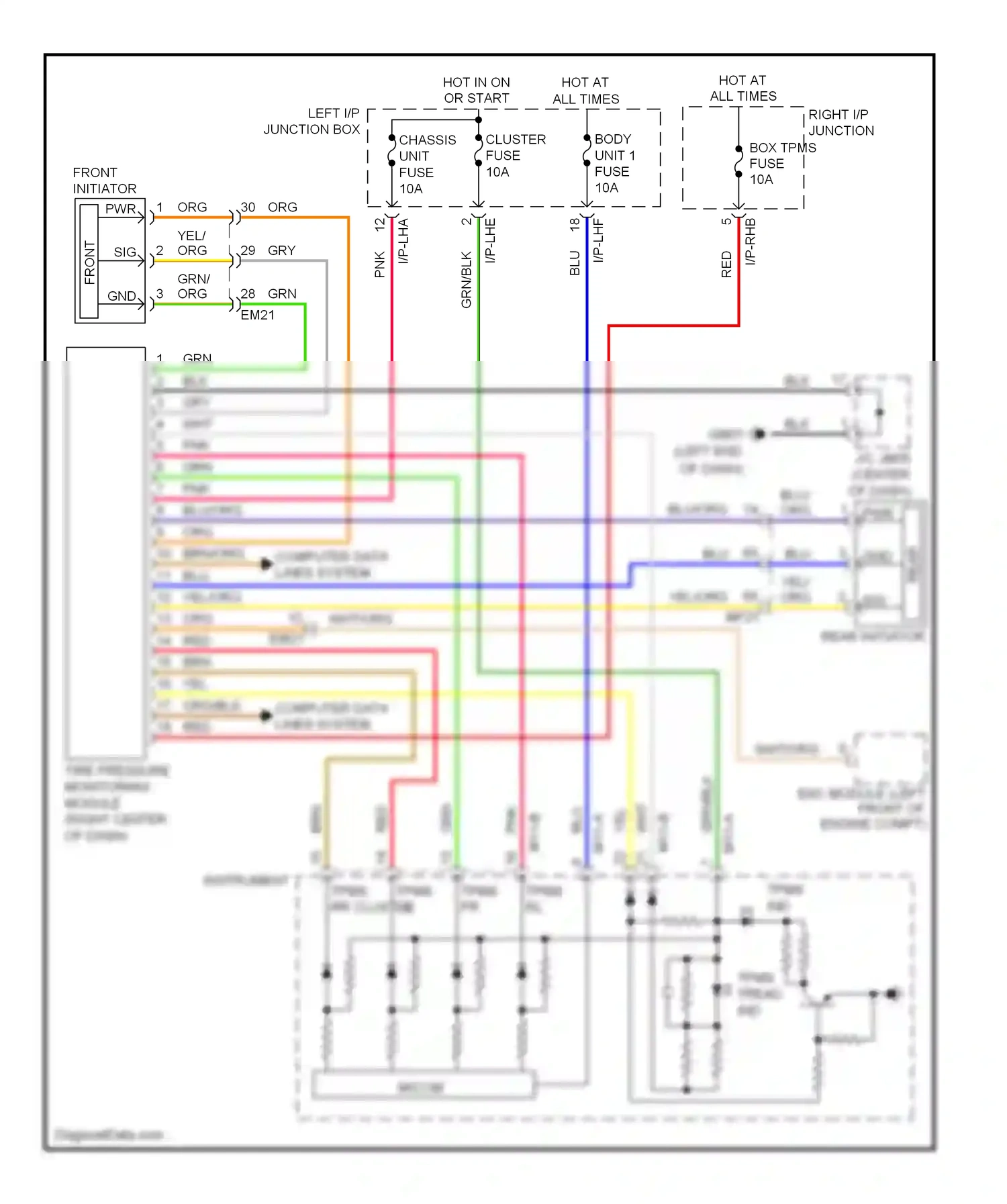 Wiring diagram grn for Hyundai Equus II (2009-2013) (92 of 93)