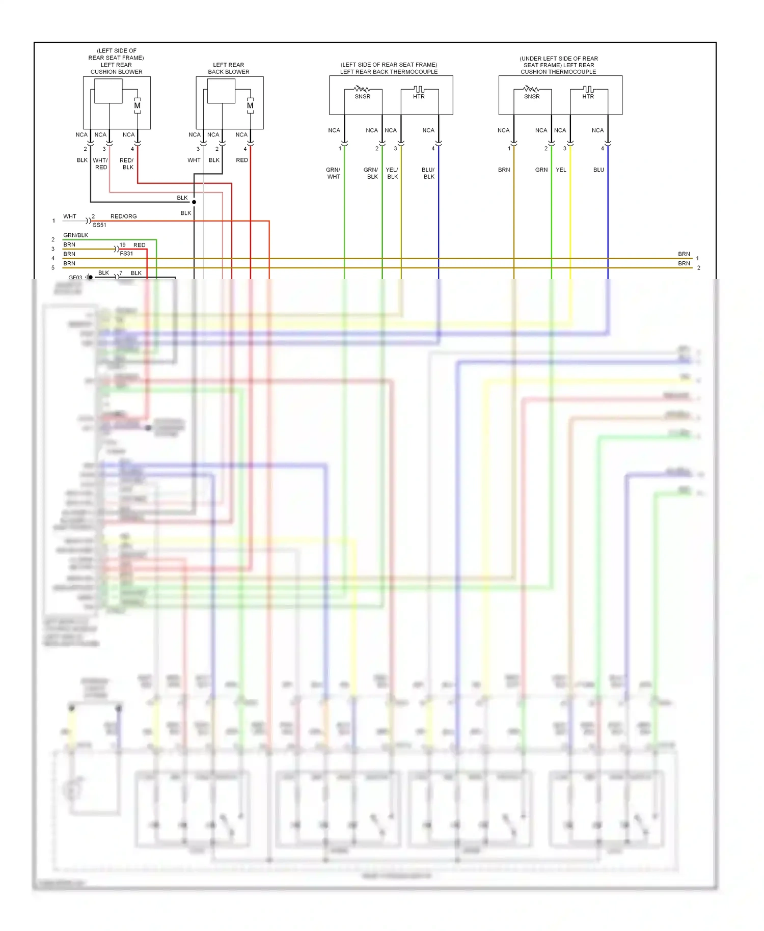 Wiring diagram high switch low for Hyundai Equus II (2009-2013) (1 of 1)